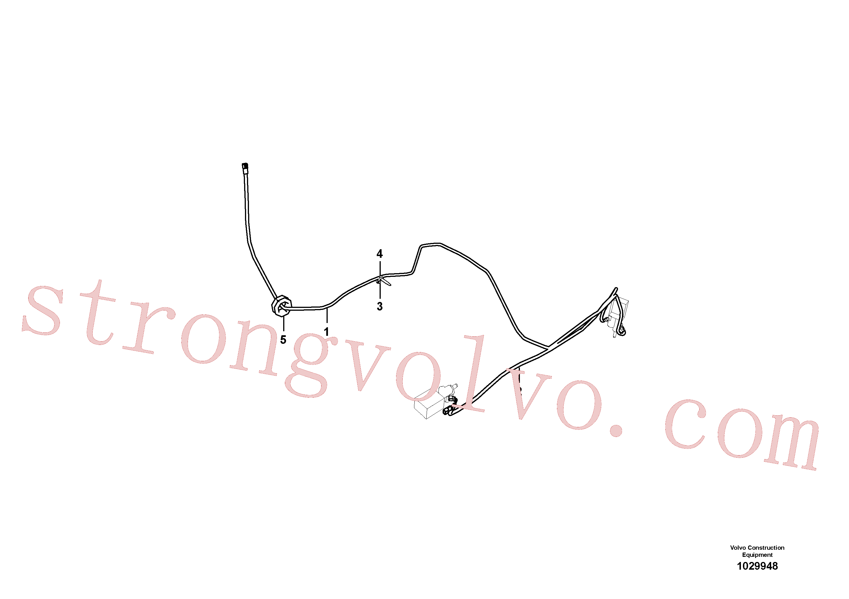 VOE14558810 Volvo Cablagem(1029948 Montagem)