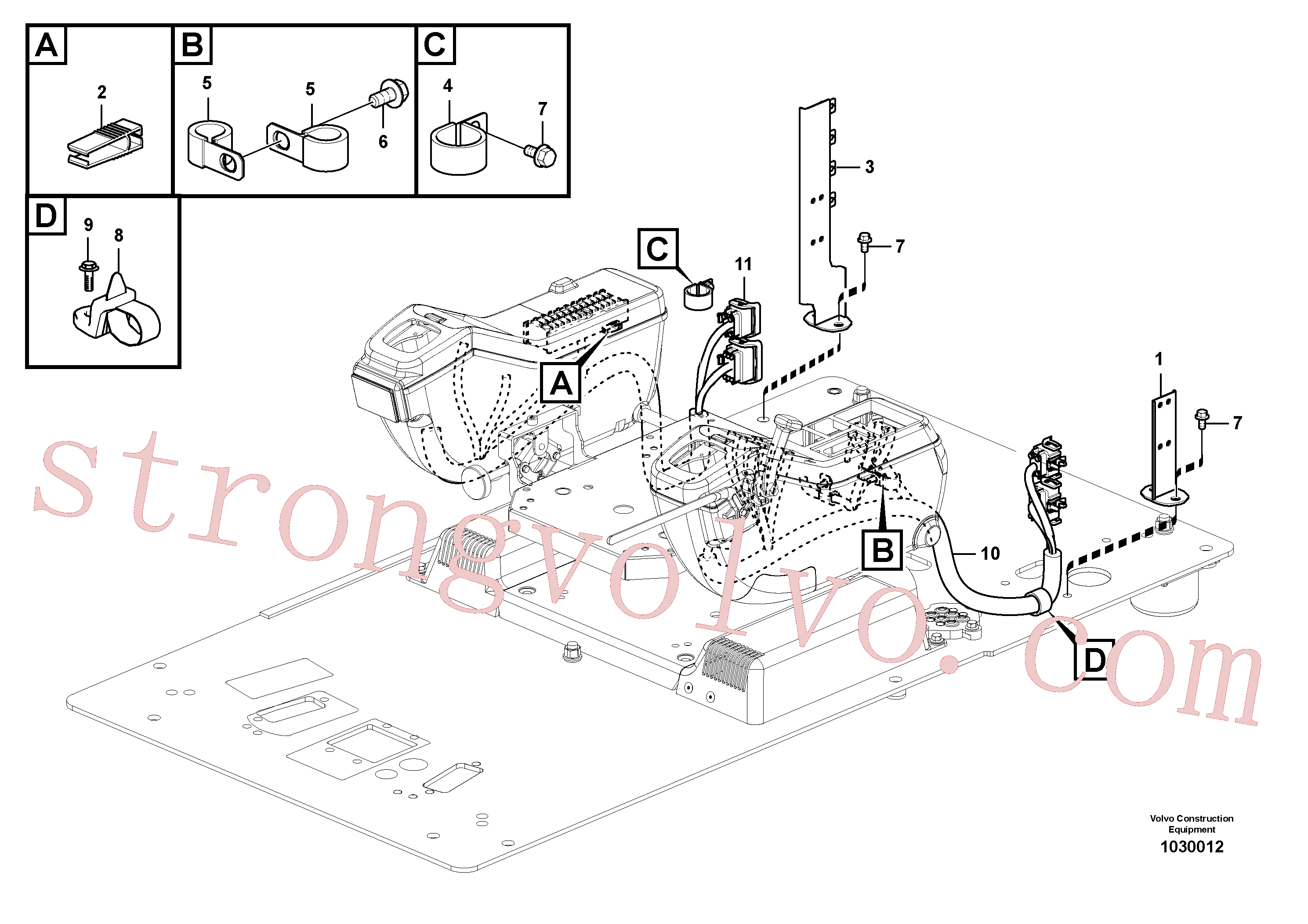 VOE14500298 Volvo Cablagem, painel de instrumentos(1030012 Montagem)