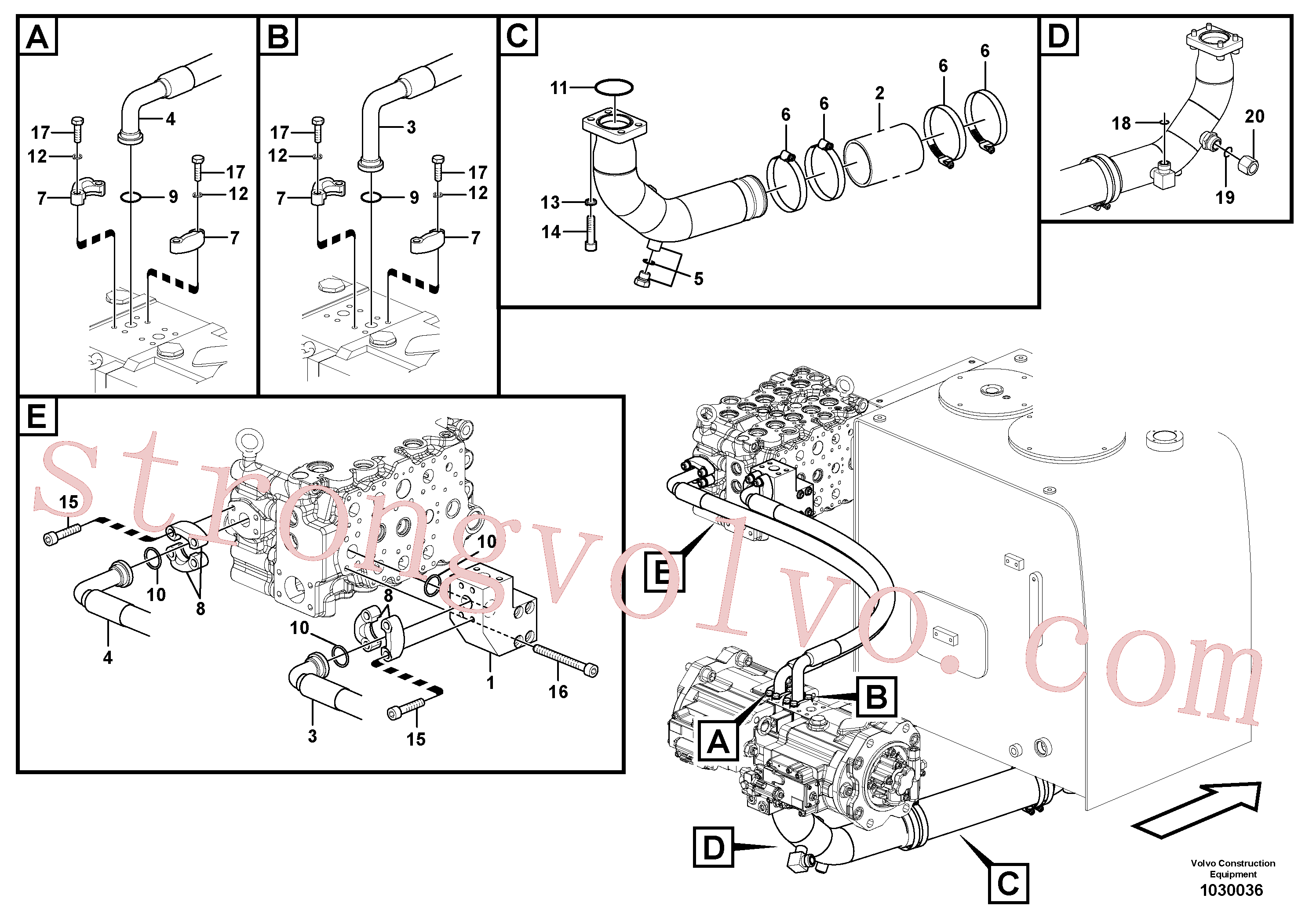 Volvo Acessórios para escavadeira VOE14634581 Xtraflex/5000 Acessórios