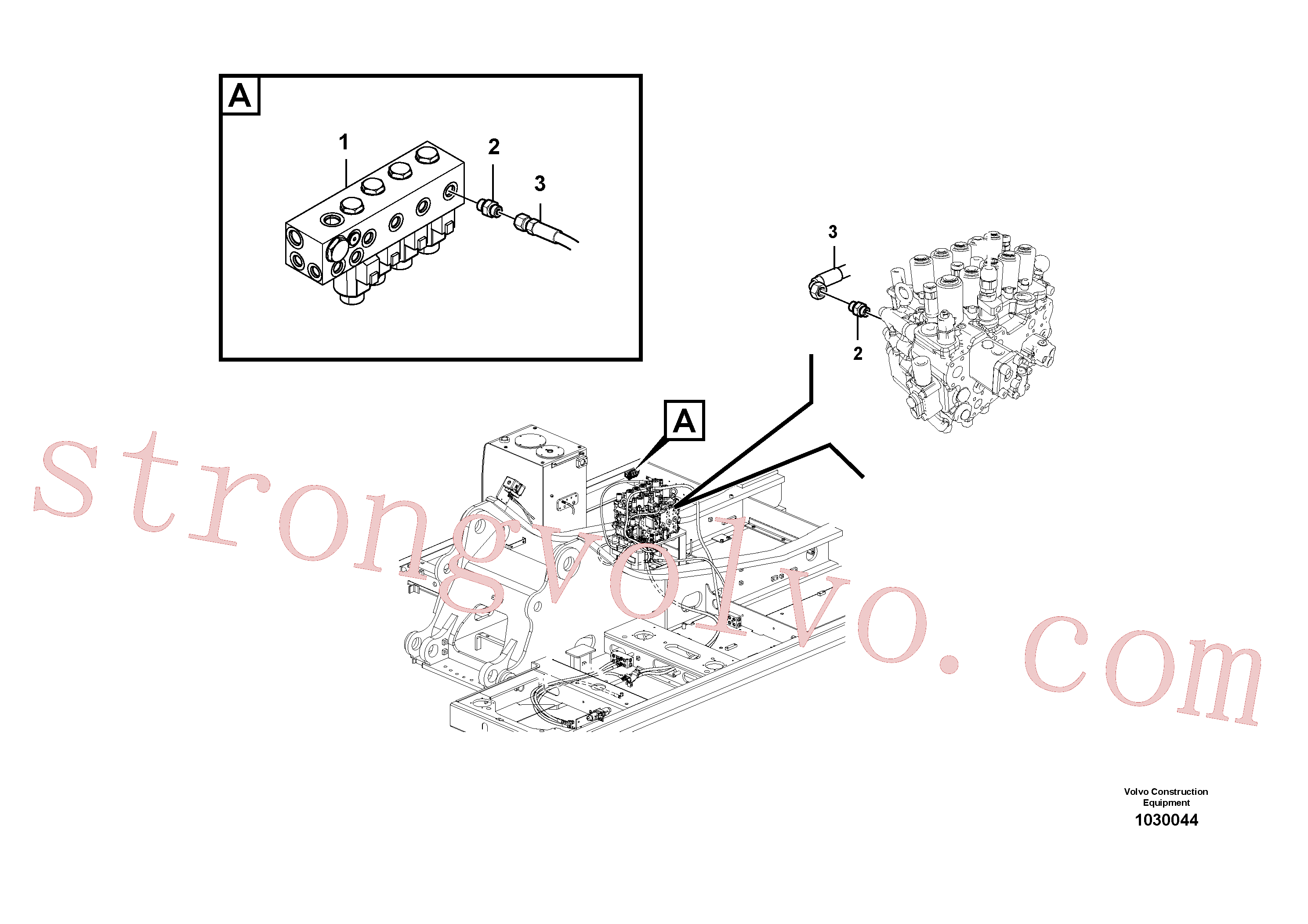 Volvo SA8230-00430 Anel-o Volvo Acessórios para escavadeira