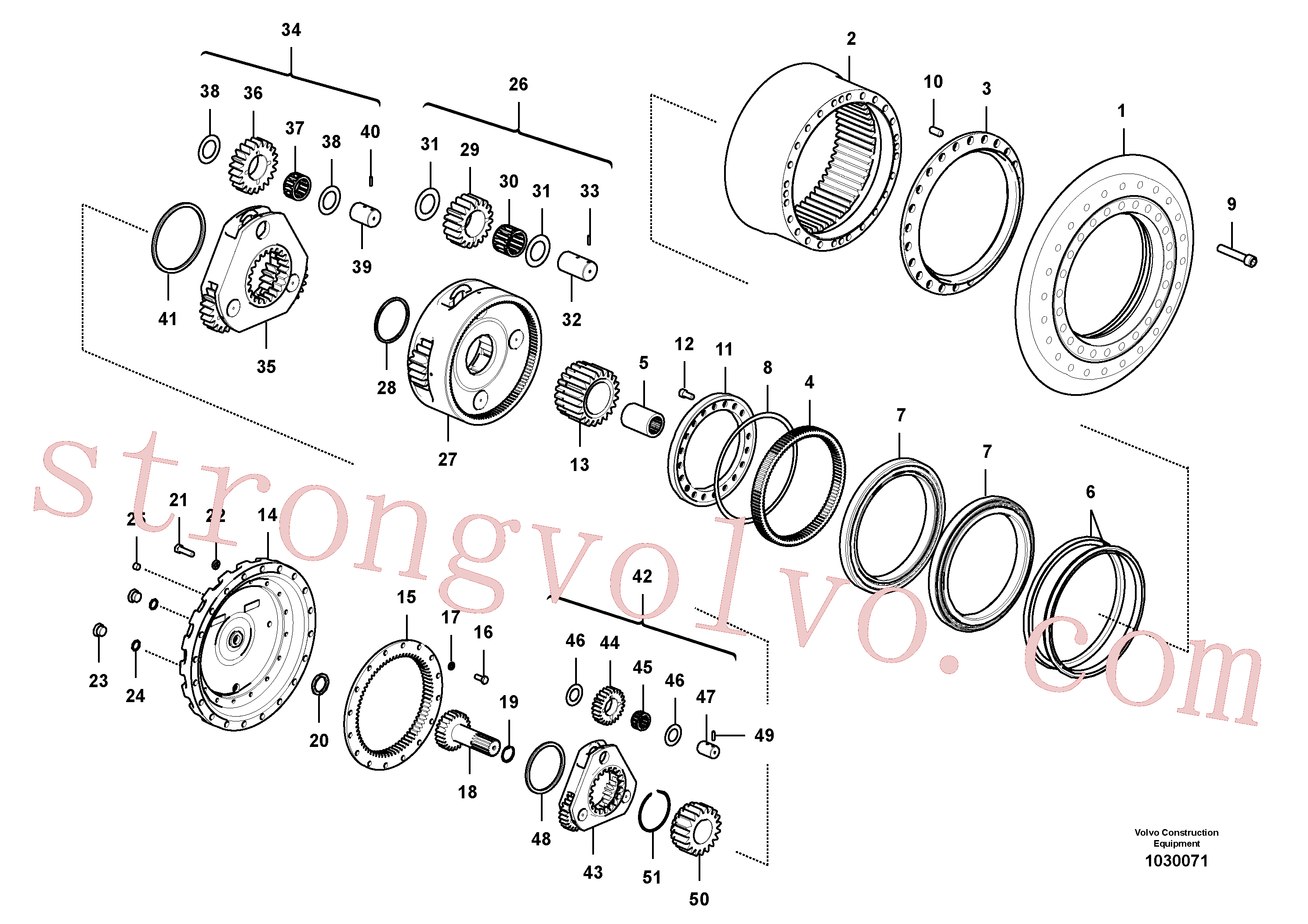 VOE992578 Volvo Caixa de ferramentas de estrada(1030071 Montagem)