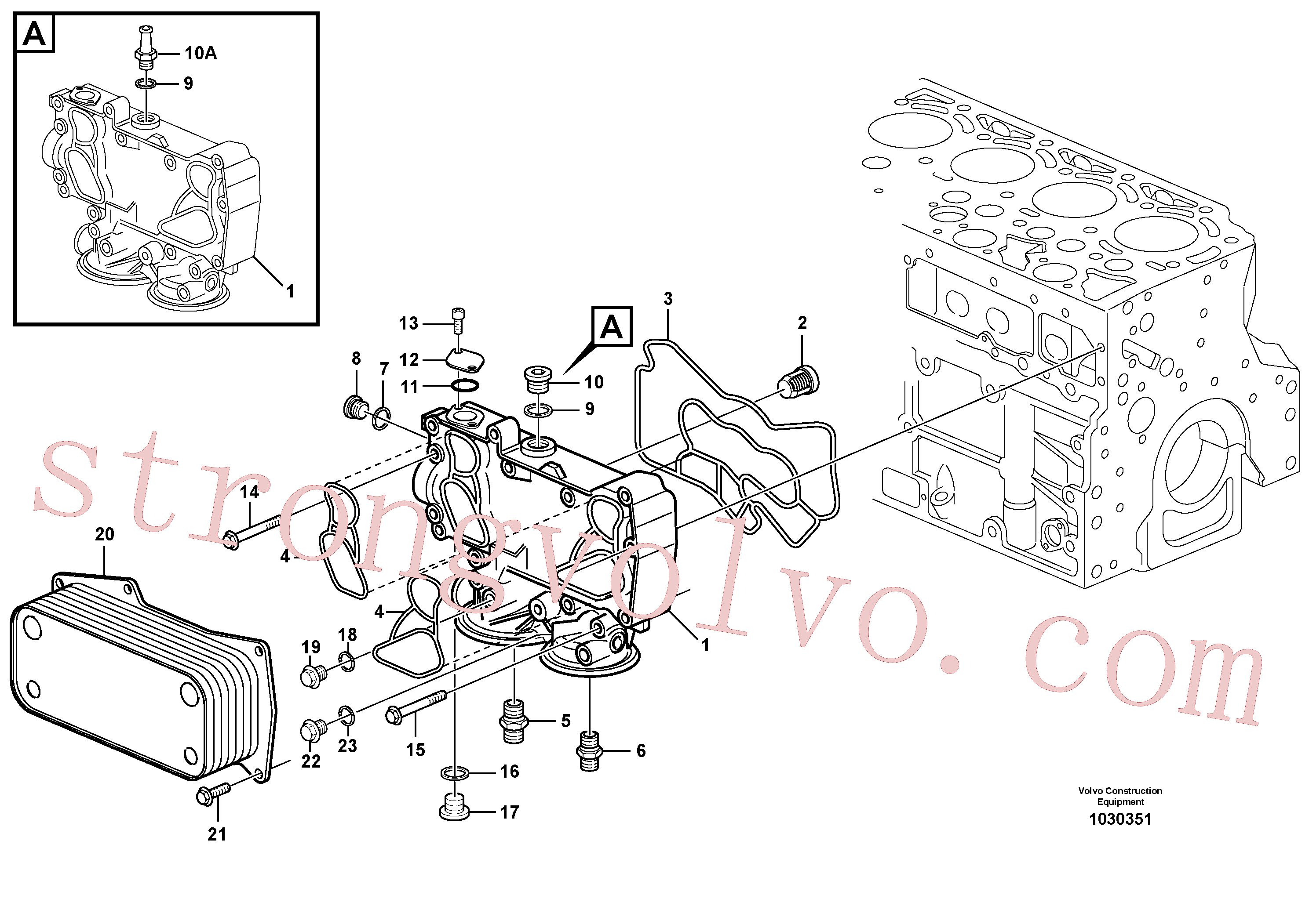 Volvo Montagem SA8320-03930 Bujão Acessórios