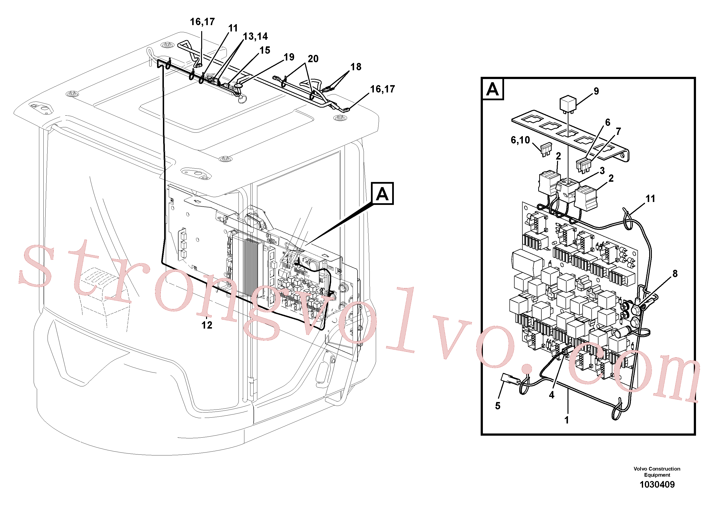 VOE11806306 Chave Inscreva-se para Volvo Acessórios para escavadeira
