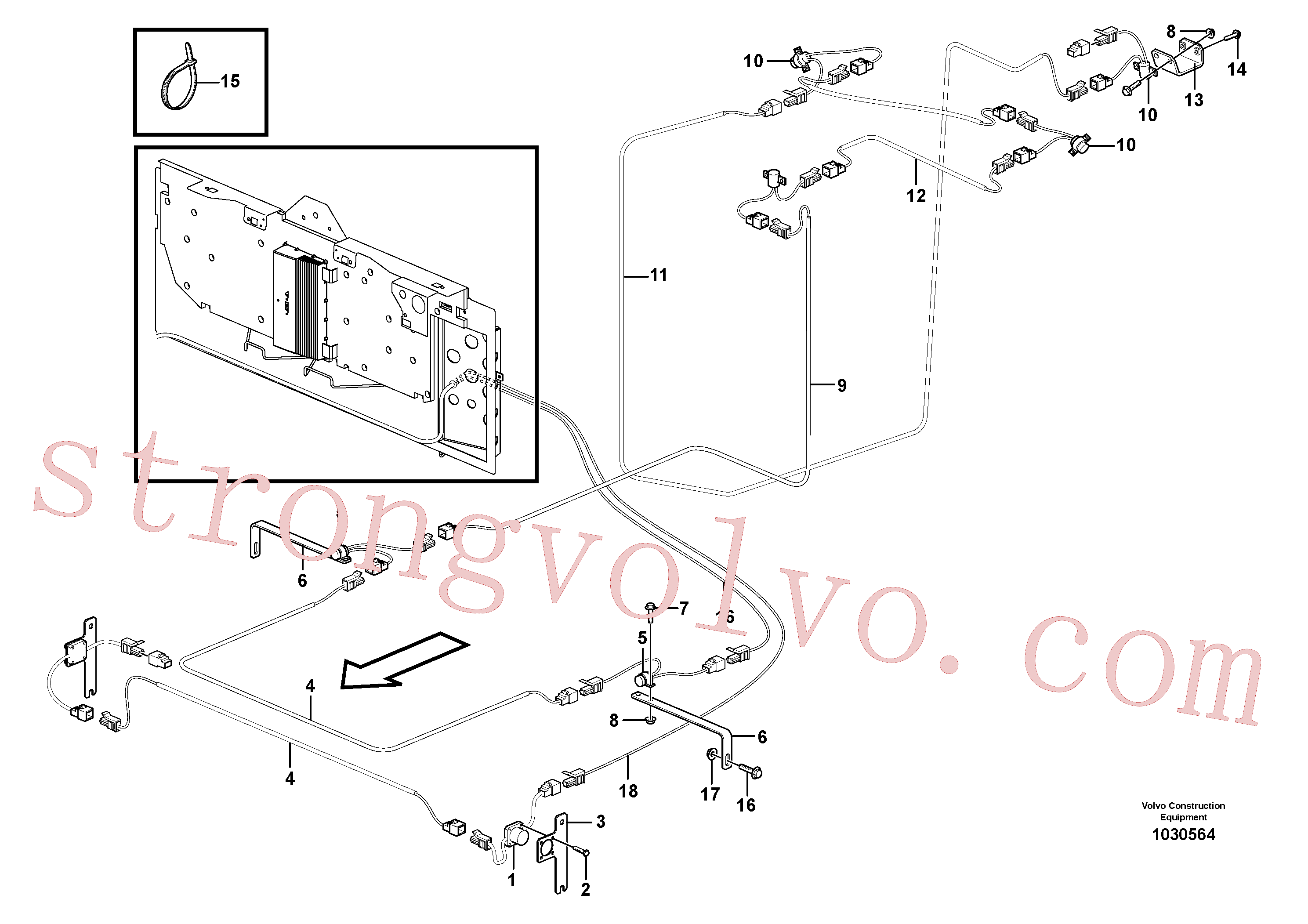 Volvo VOE11301794 Sensor Volvo Acessórios para escavadeira