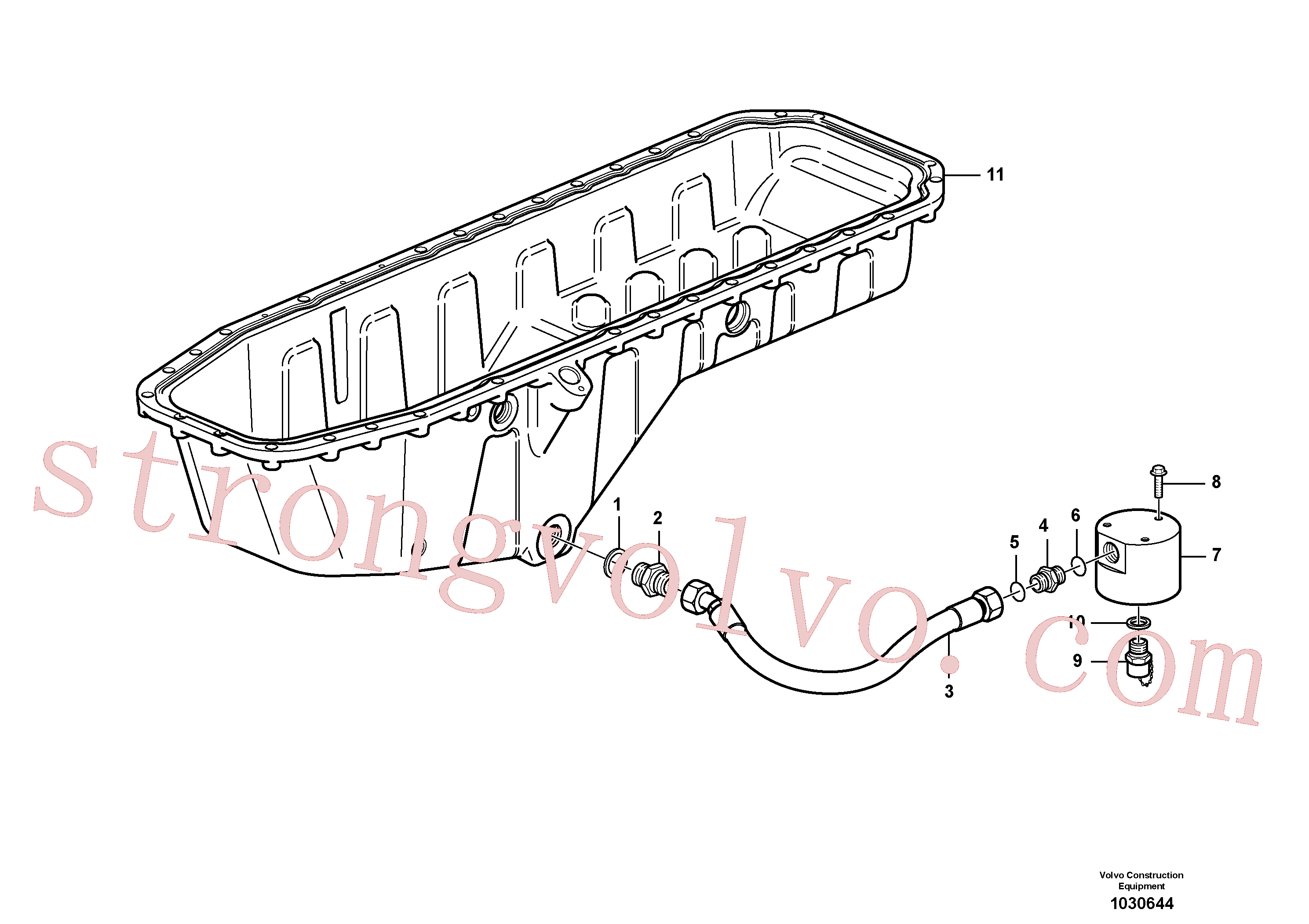 Volvo Acessórios para escavadeira PJ5600204 Anel de vedação Acessórios