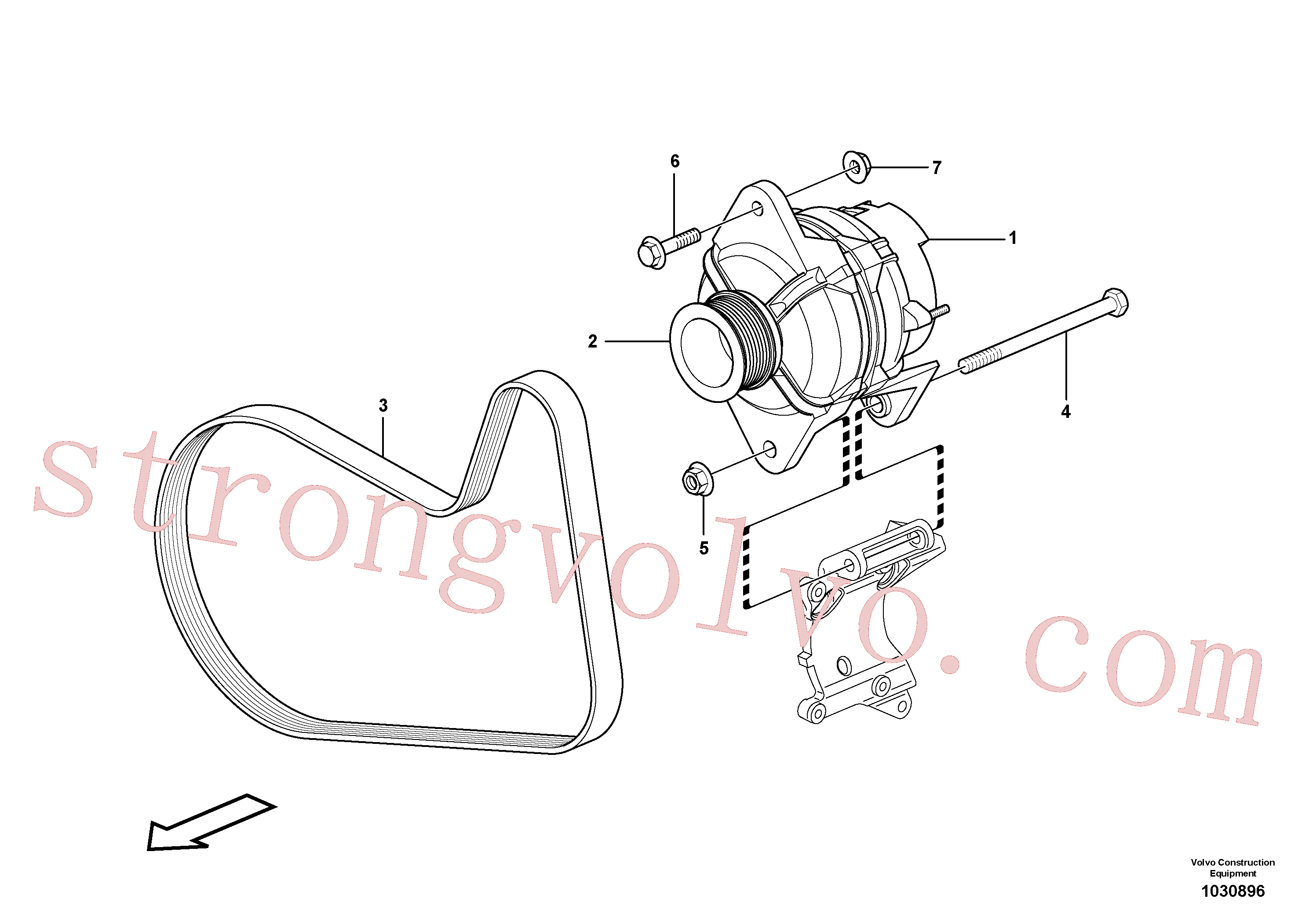 Volvo Acessórios para escavadeira VOE979935 Parafuso flangeado Acessórios