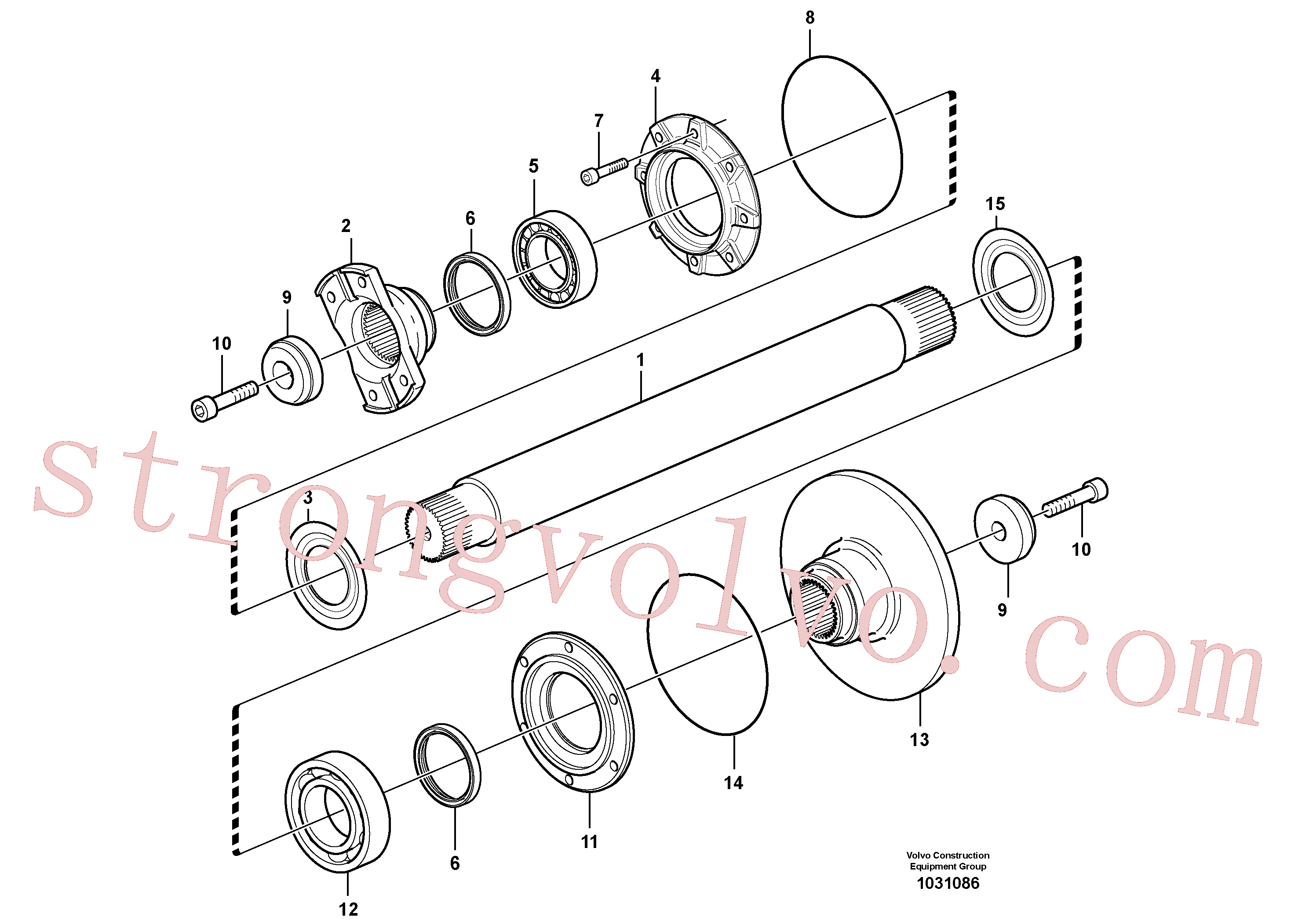 VOE11194467 Volvo Veio intermédio(1031086 Montagem)