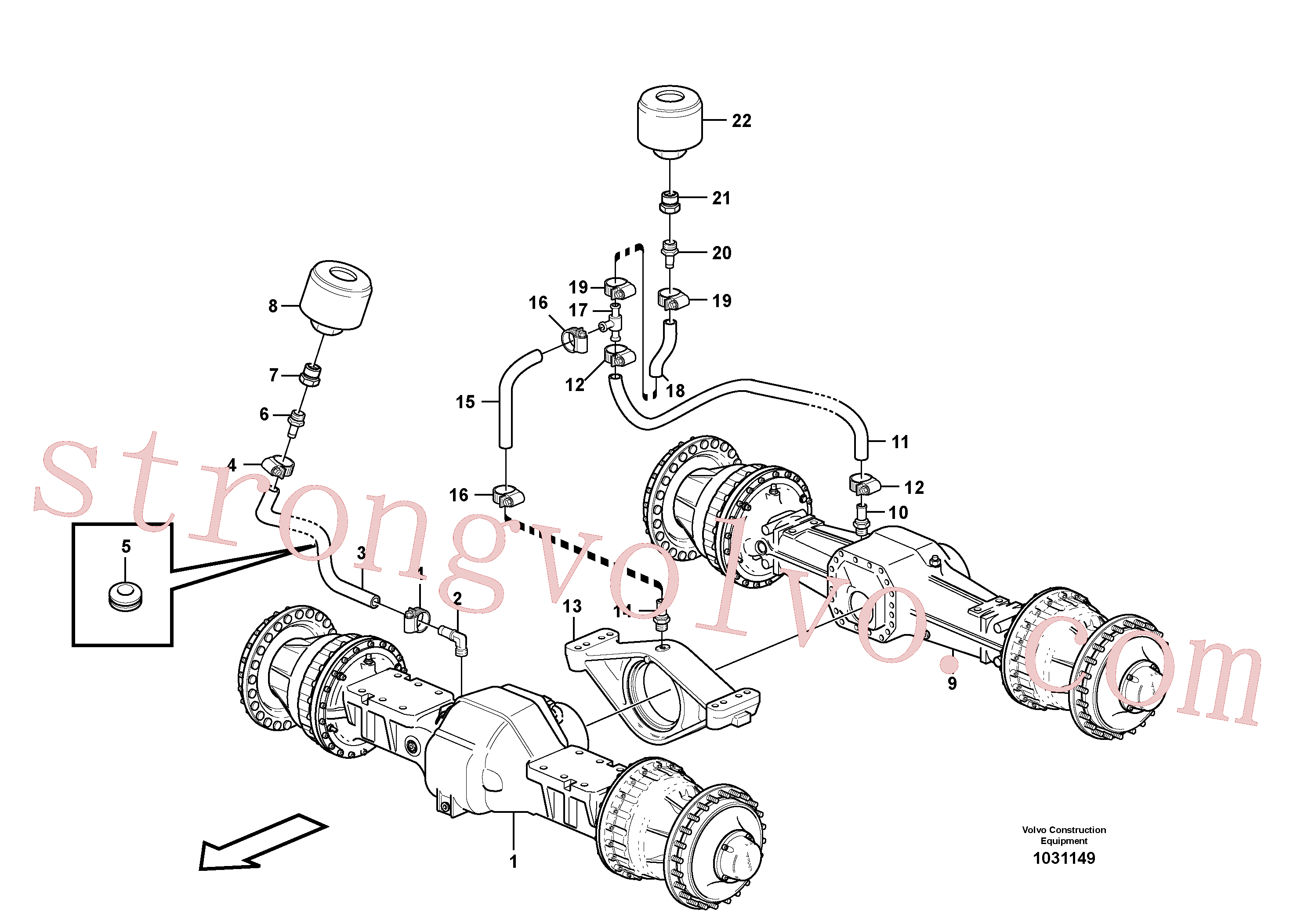 VOE11410458 Niple Volvo escavadeira