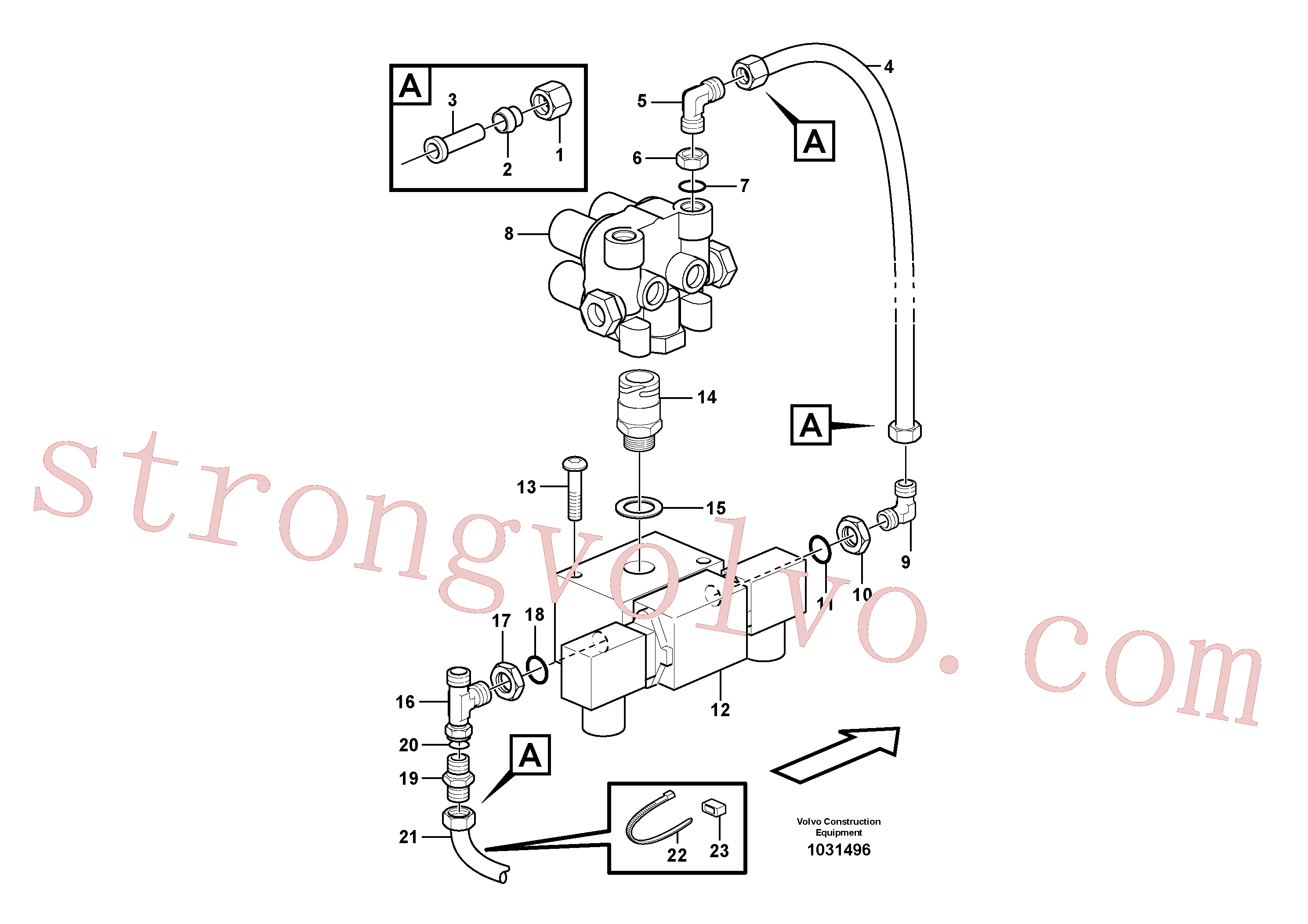VOE13945902 Volvo Travão de estacionamento(1031496 Montagem)