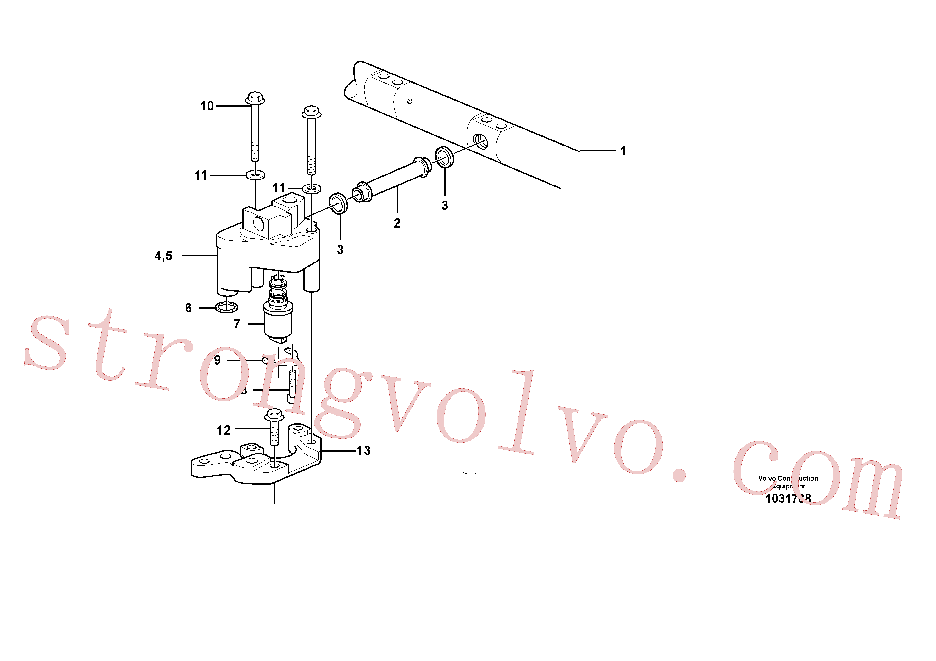 Atacado VOE192288 Arruela Volvo escavadeira
