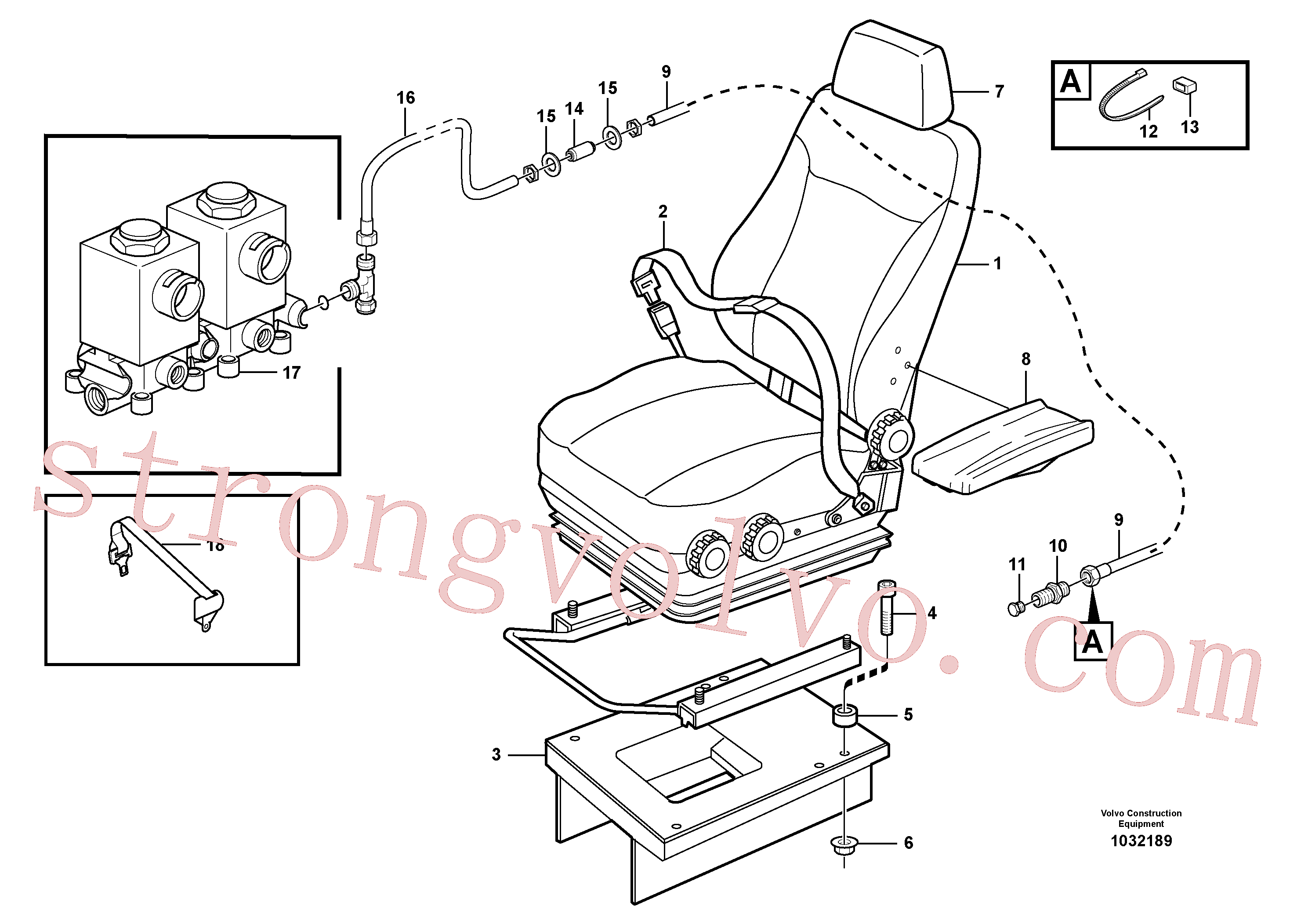 Volvo Montagem VOE948400 Parafuso soquete sext Acessórios