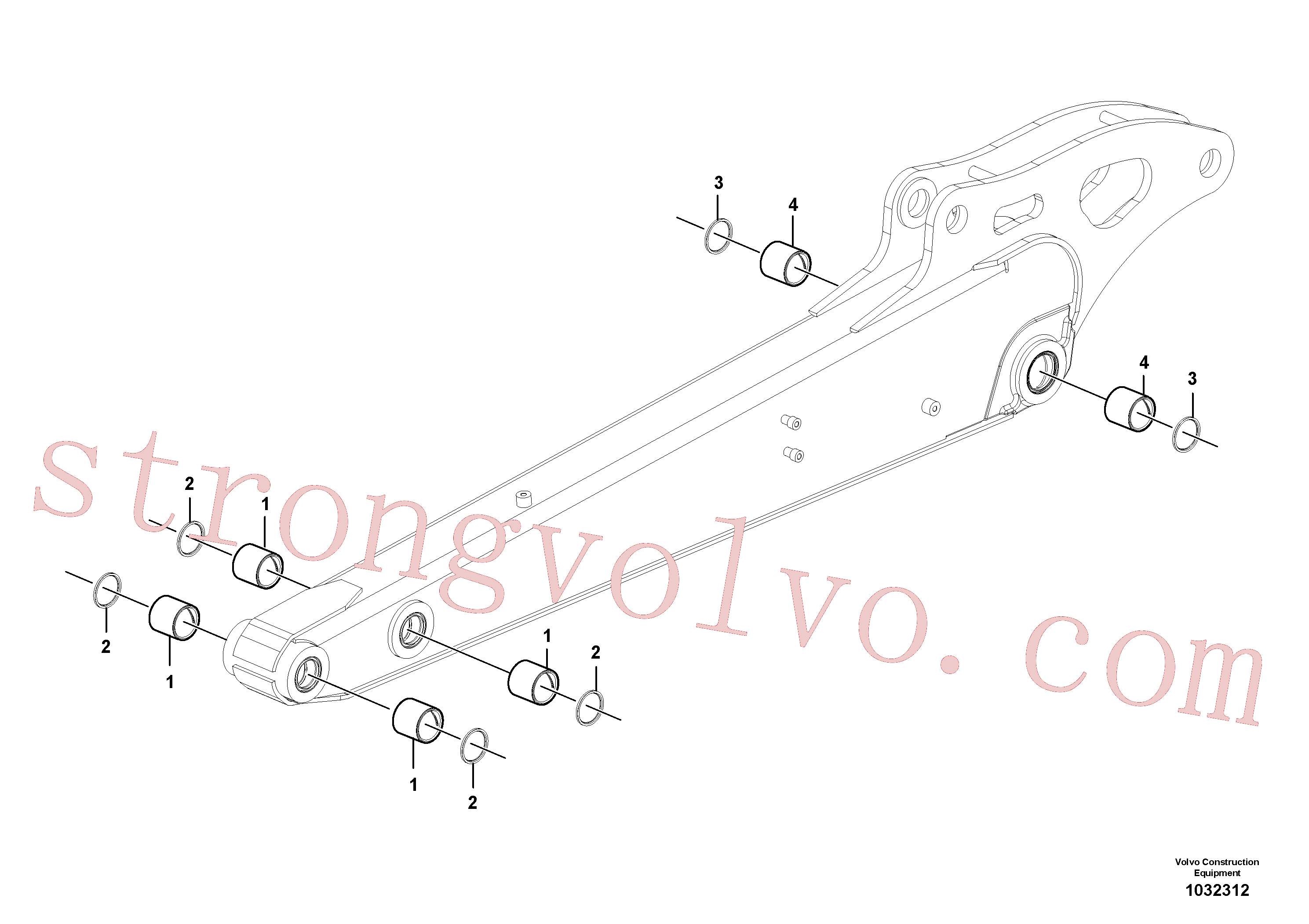 Volvo Montagem VOE11809291 Braço Acessórios