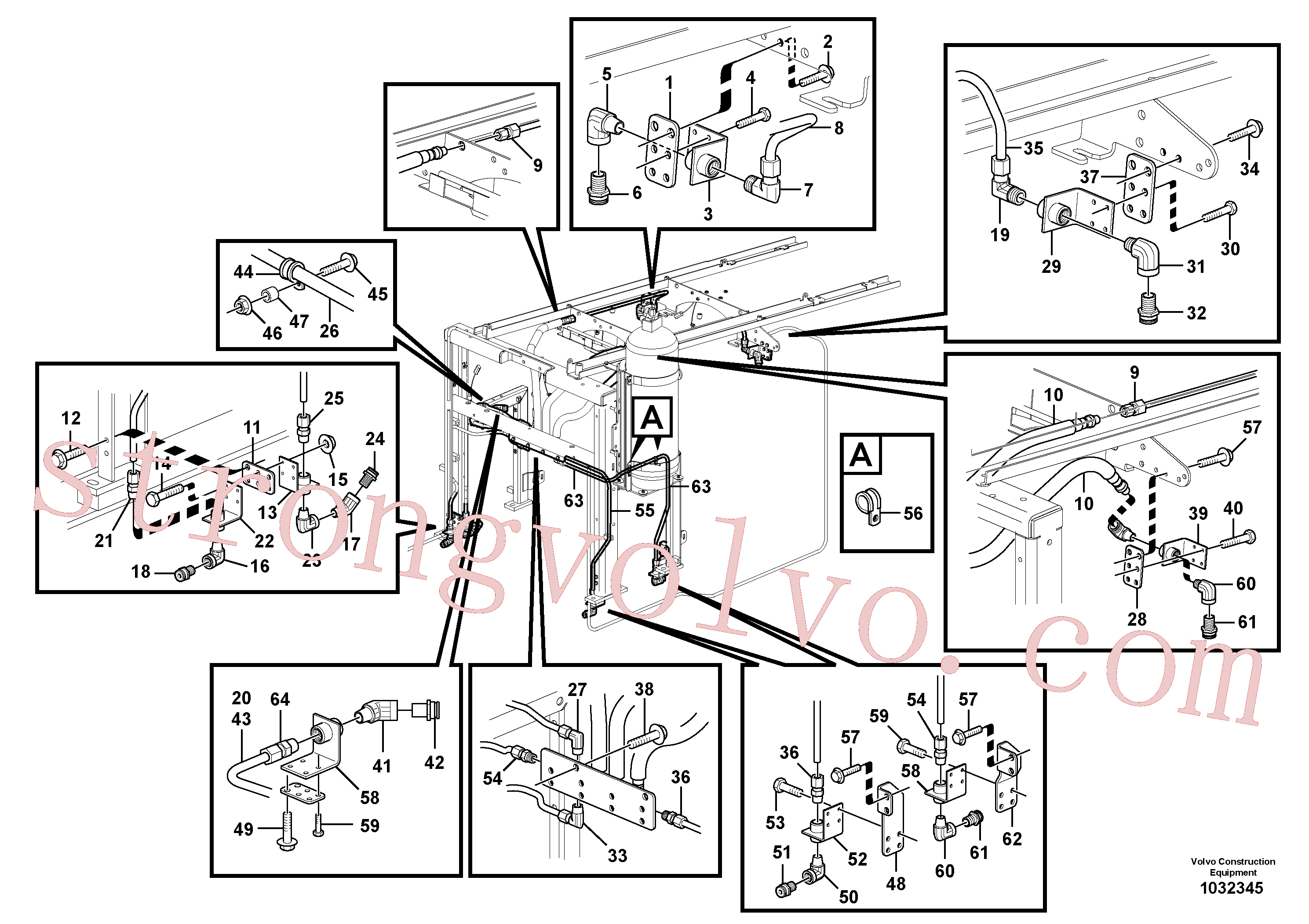 VOE11301799 Cotovelo Inscreva-se para Volvo Acessórios para escavadeira