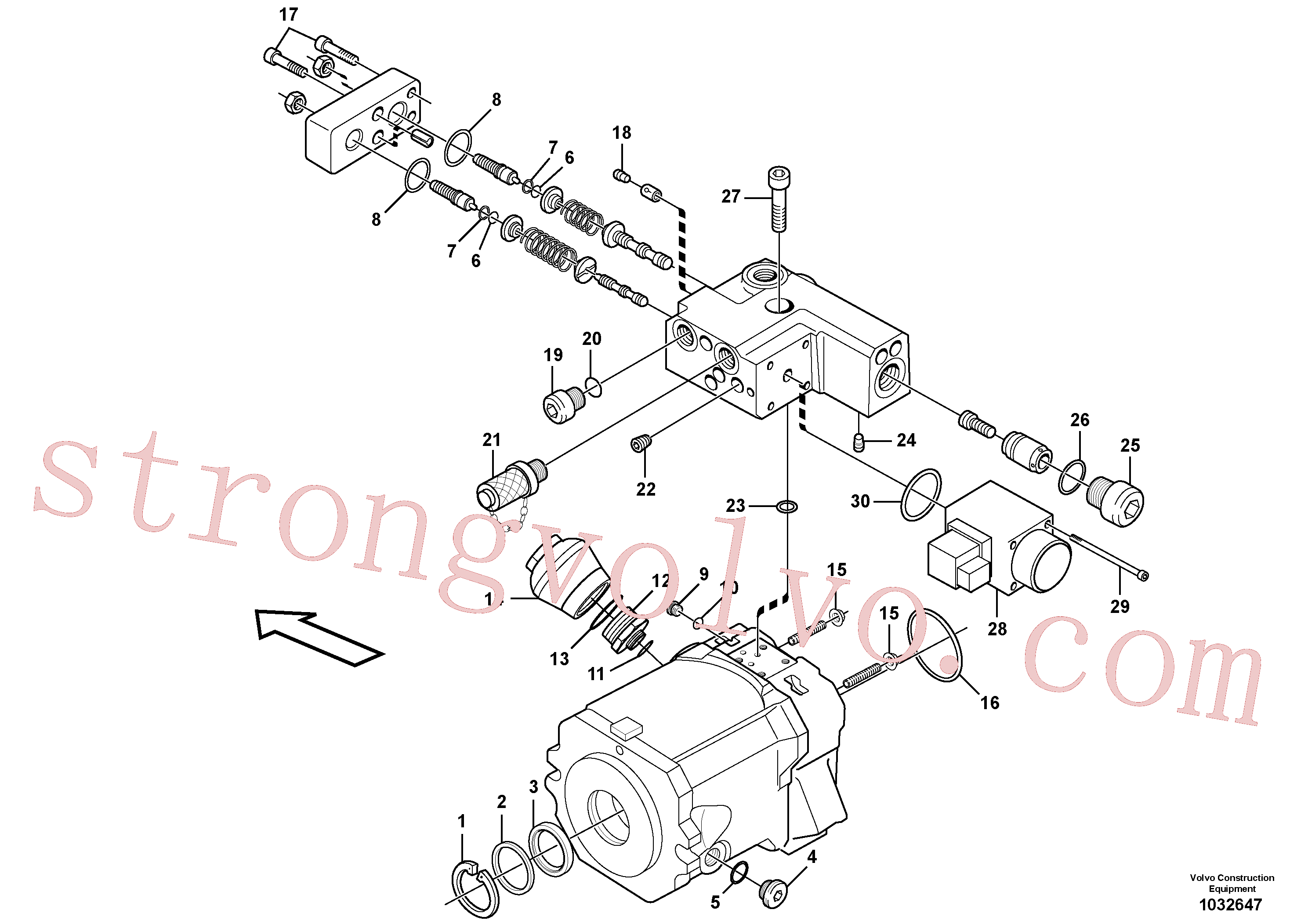 VOE11704910 Volvo Bomba(1032647 Montagem)