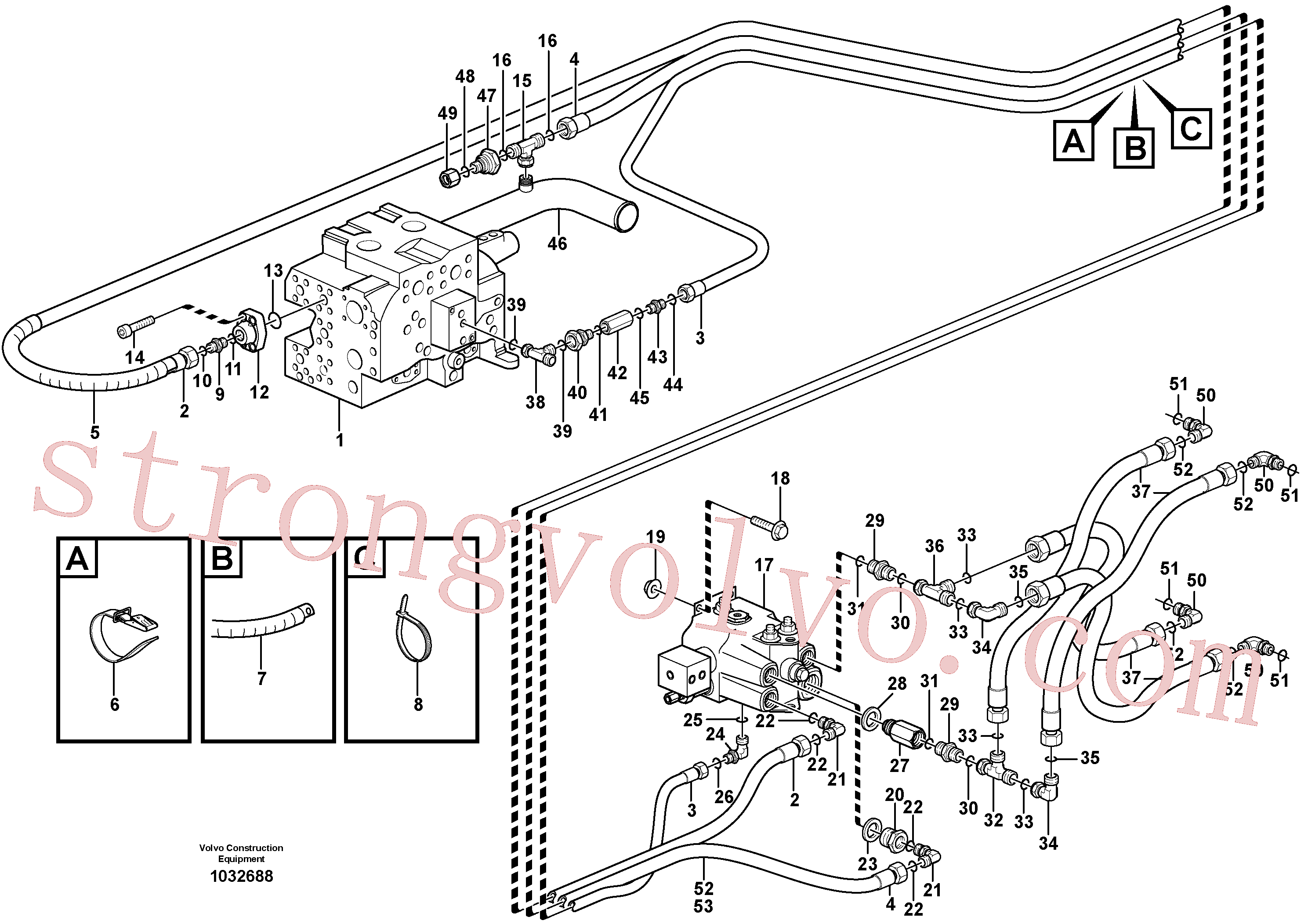 PJ4725002 Volvo Roda giratórias(1032688 Montagem)
