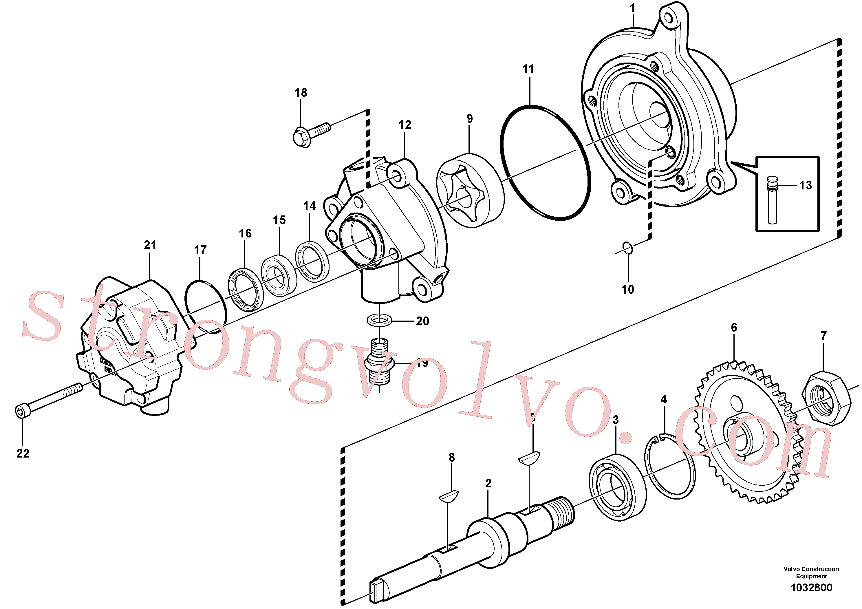VOE910112 Volvo Bomba de combustível(1032800 Montagem)