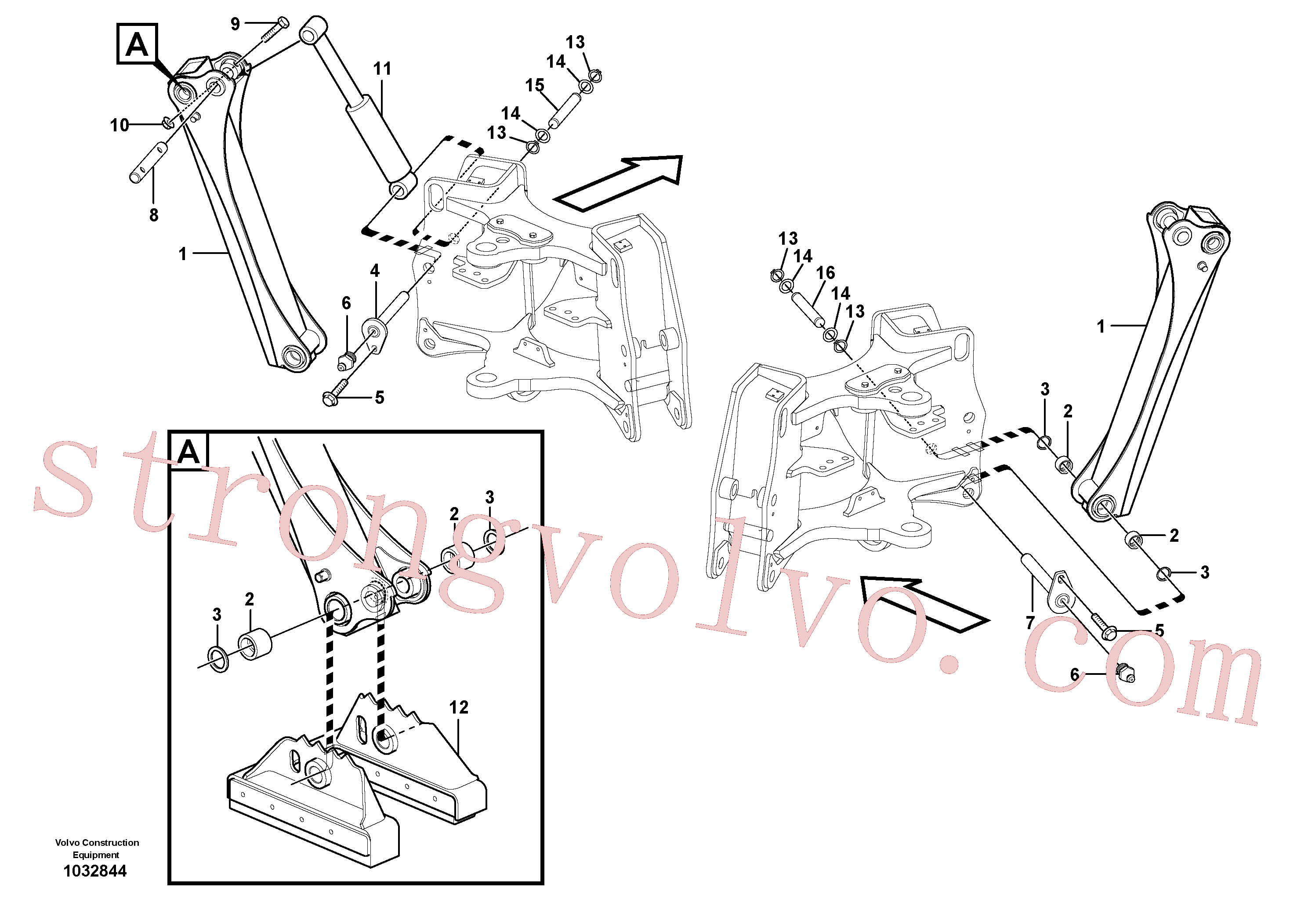 VOE967640 Volvo Estabilizadores(1032844 Montagem)
