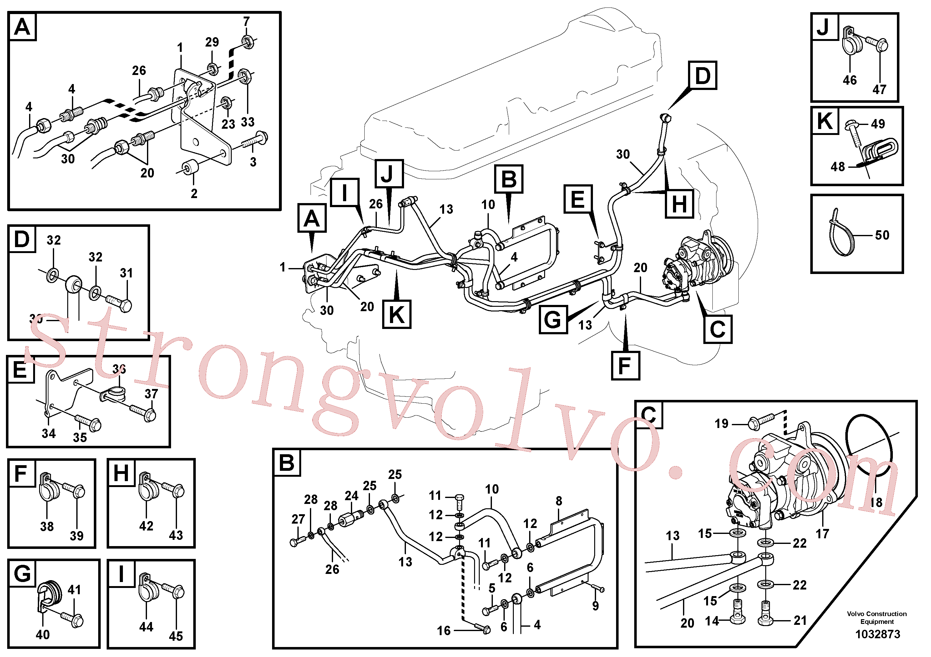 VOE977030 Volvo Sistema de combustível(1032873 Montagem)