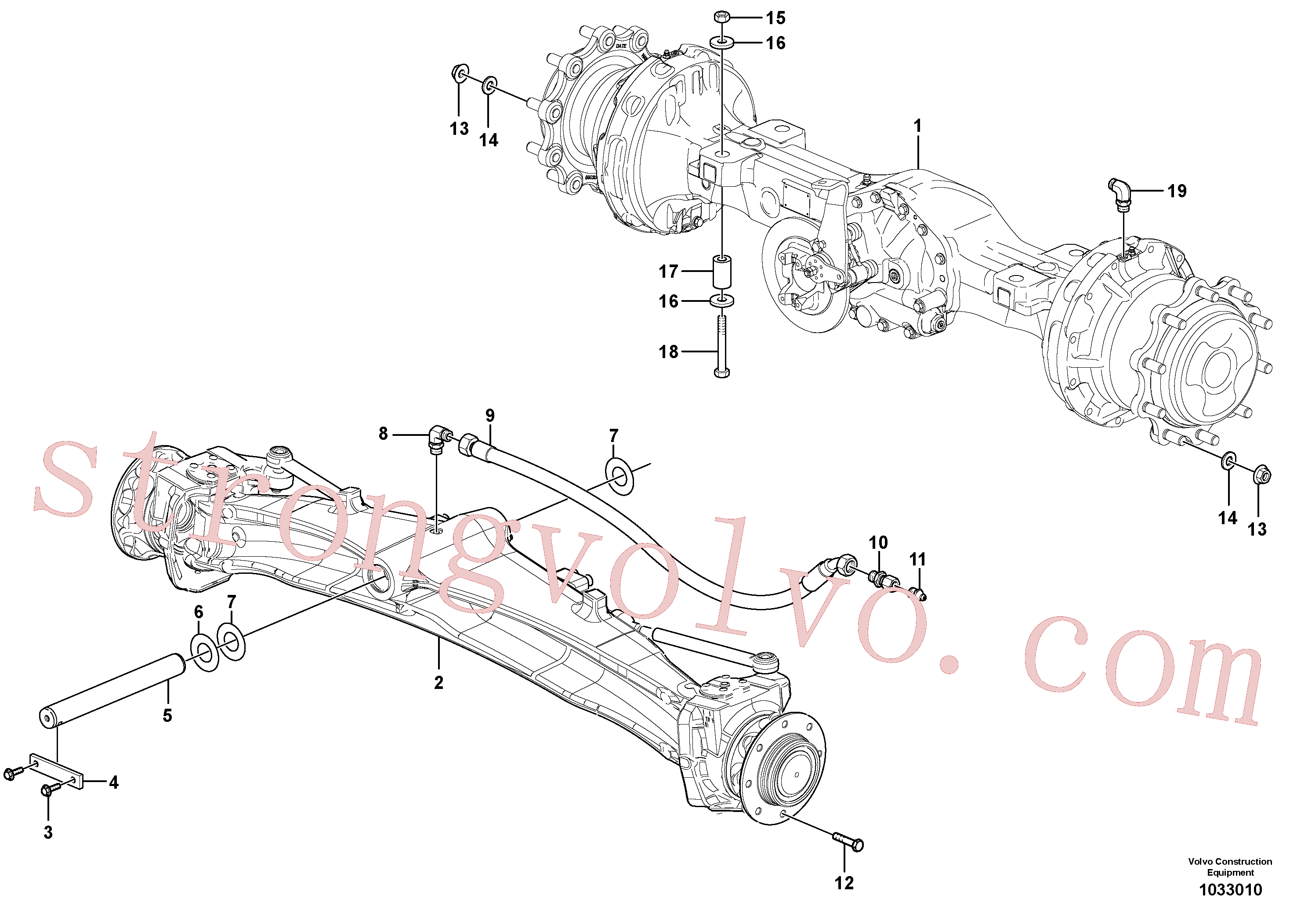 VOE4601318 Arruela Volvo escavadeira