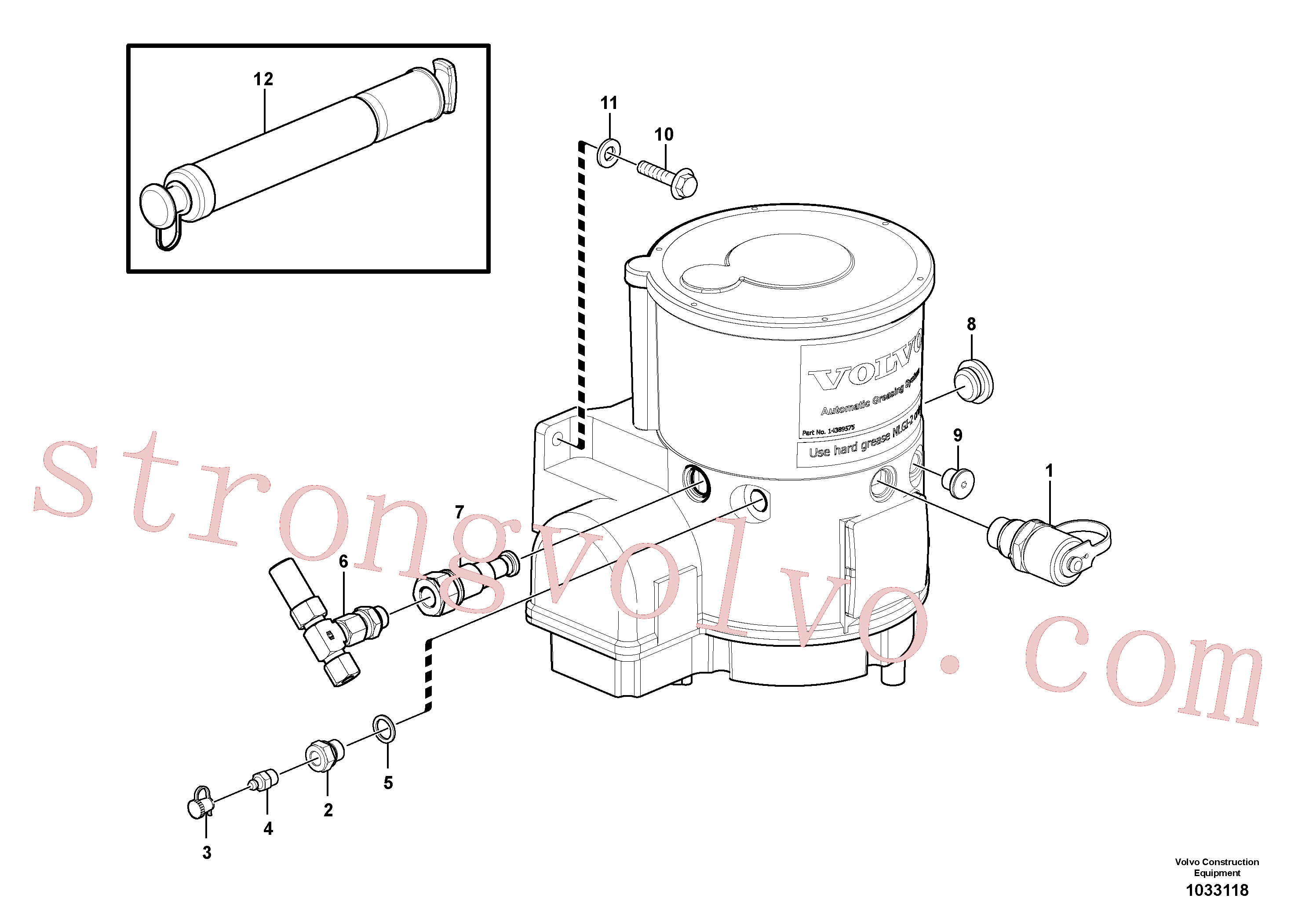 SA9415-11022 Volvo Bomba com acessórios(1033118 Montagem)