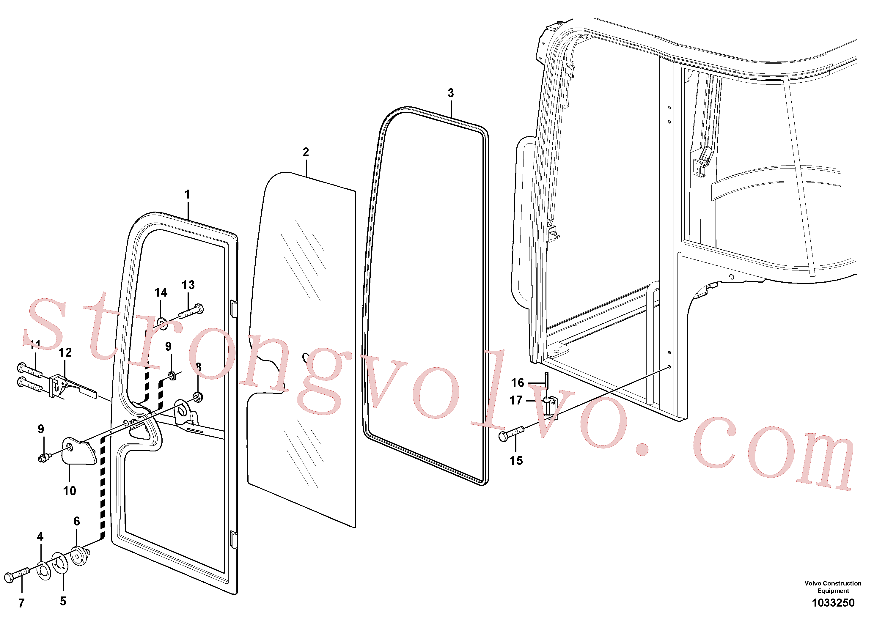 ZM4327151 Volvo Cabina : porta(1033250 Montagem)