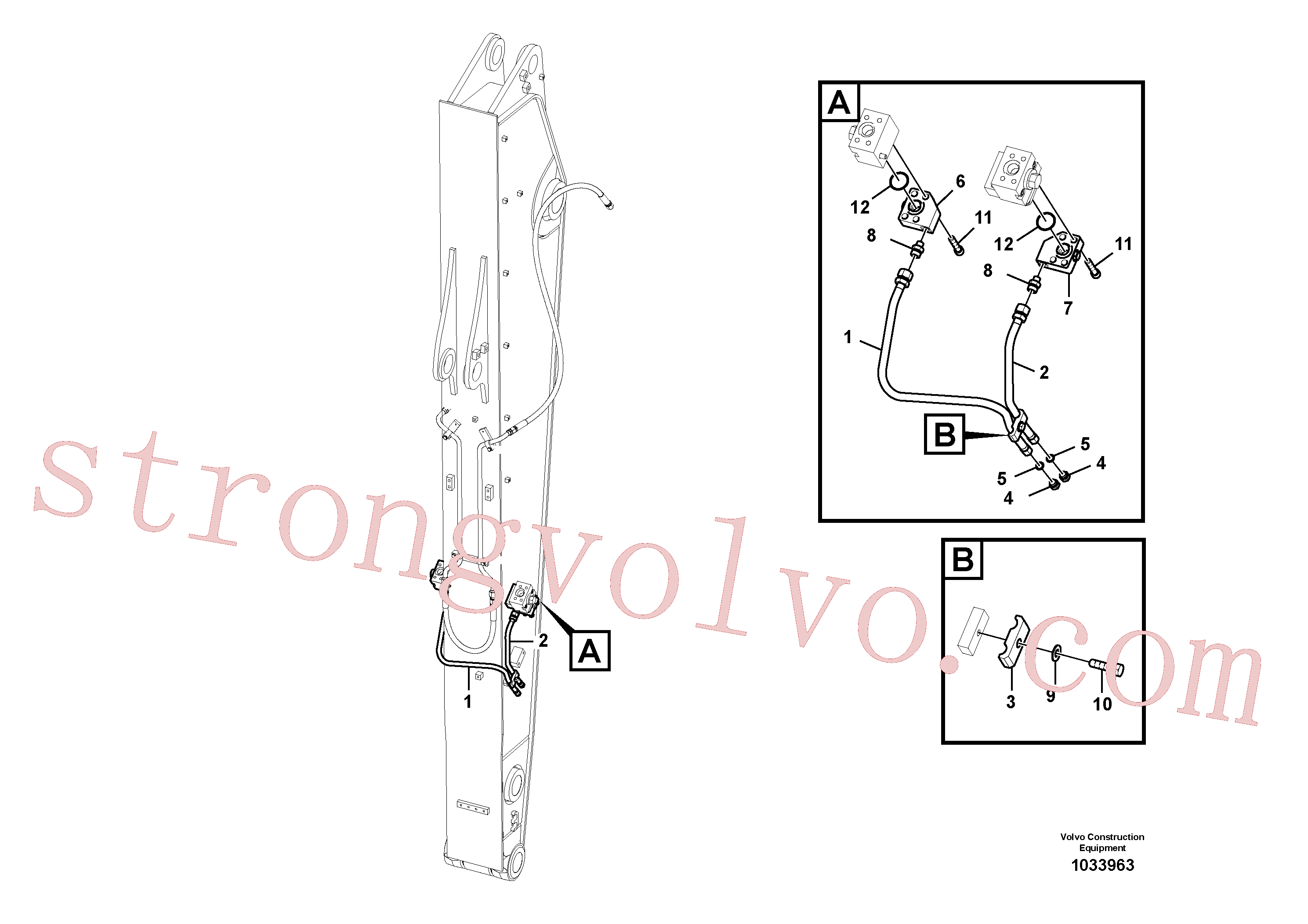 Volvo Montagem VOE14535482 Niple Acessórios