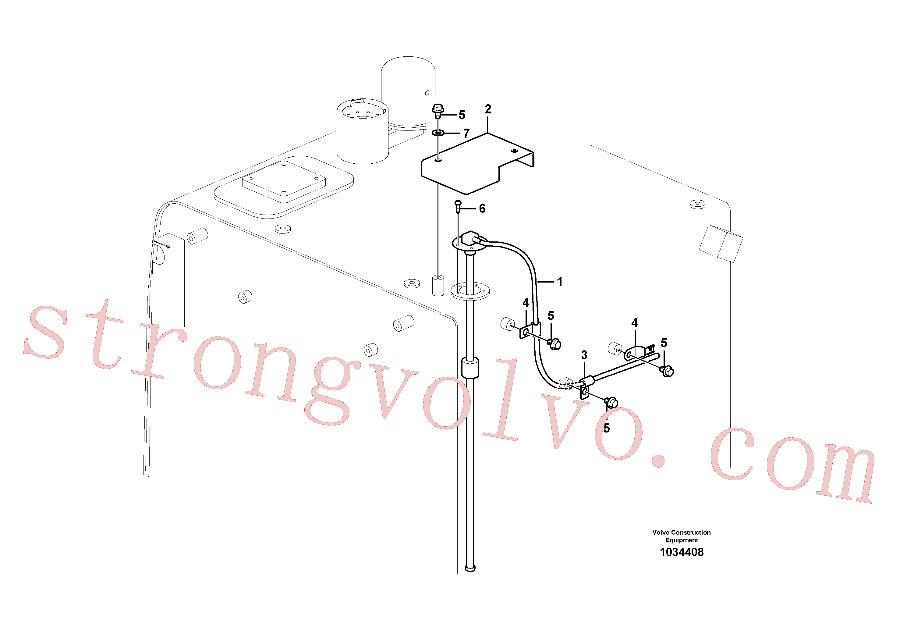 VOE972409 Volvo Sensor eléctrico(1034408 Montagem)