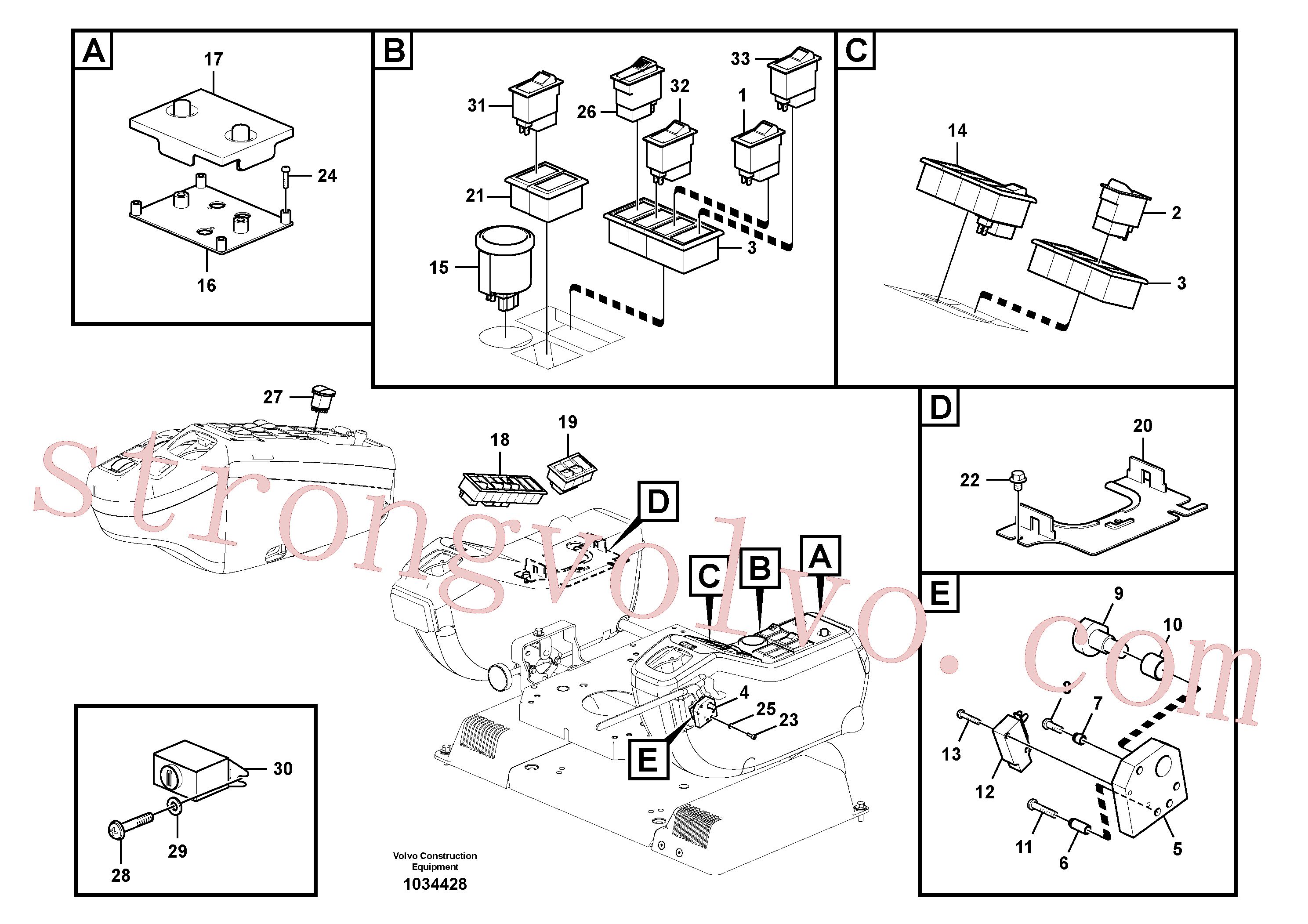 SA9021-10404 Volvo(1034428 Montagem)