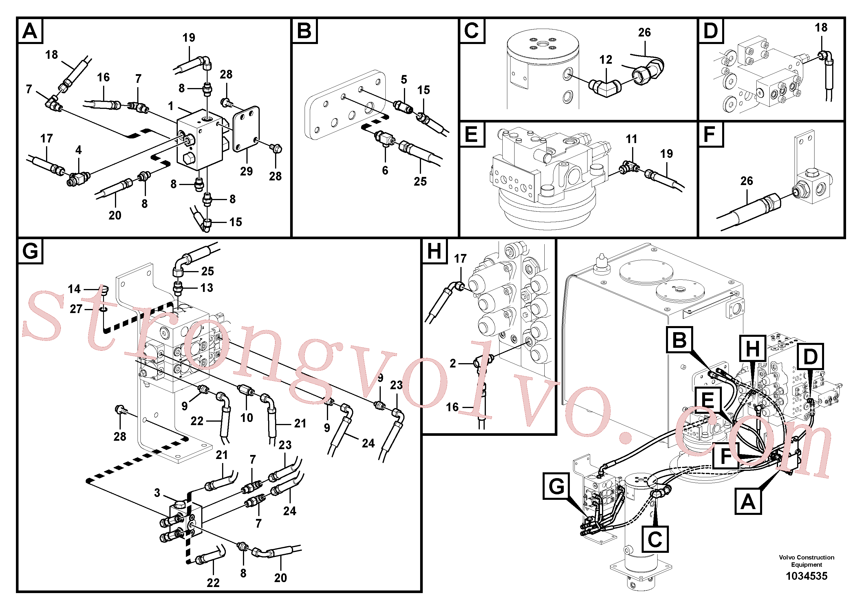 VOE937158 Volvo(1034535 Montagem)