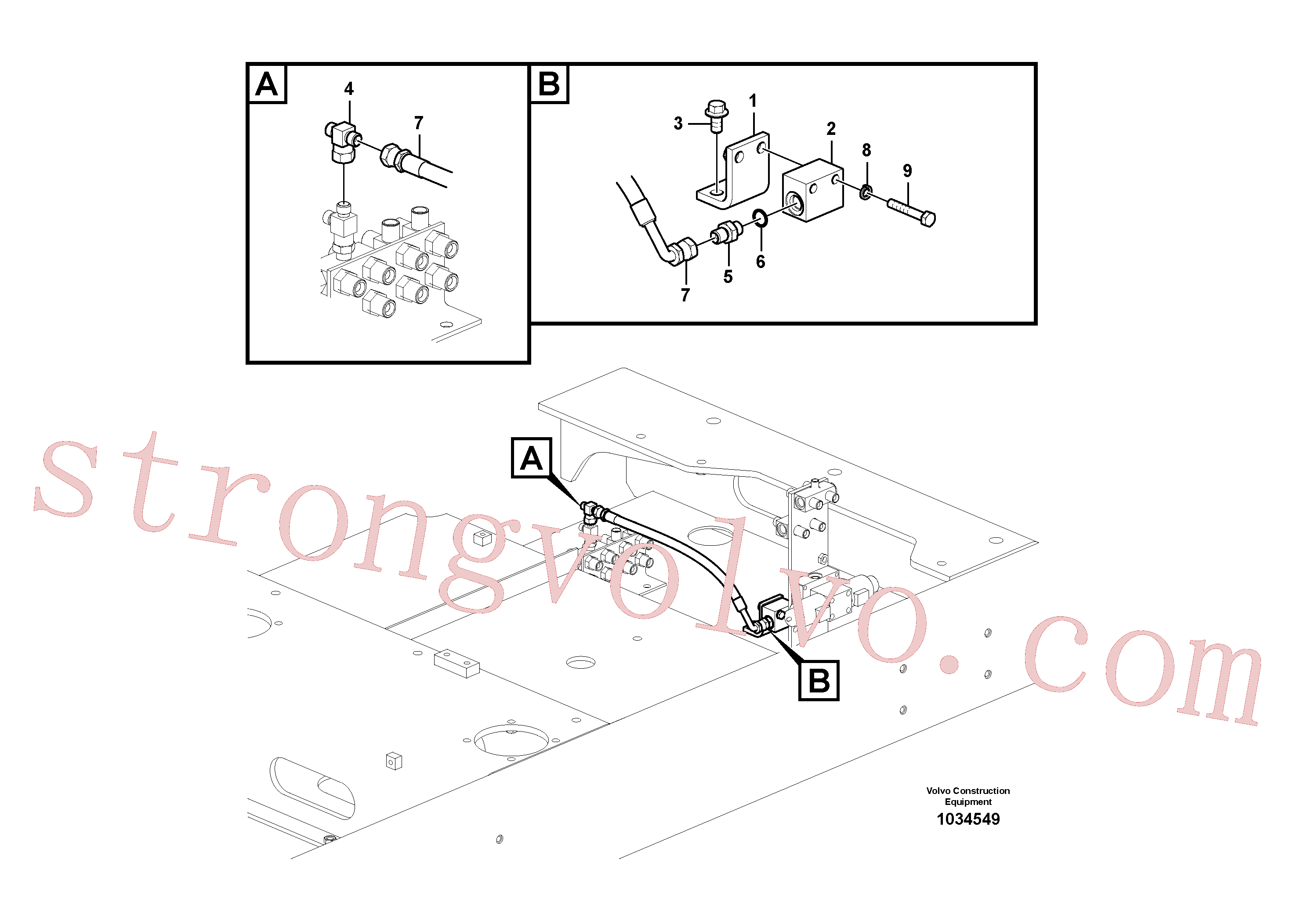 Volvo Montagem VOE14536441 Bloco Acessórios