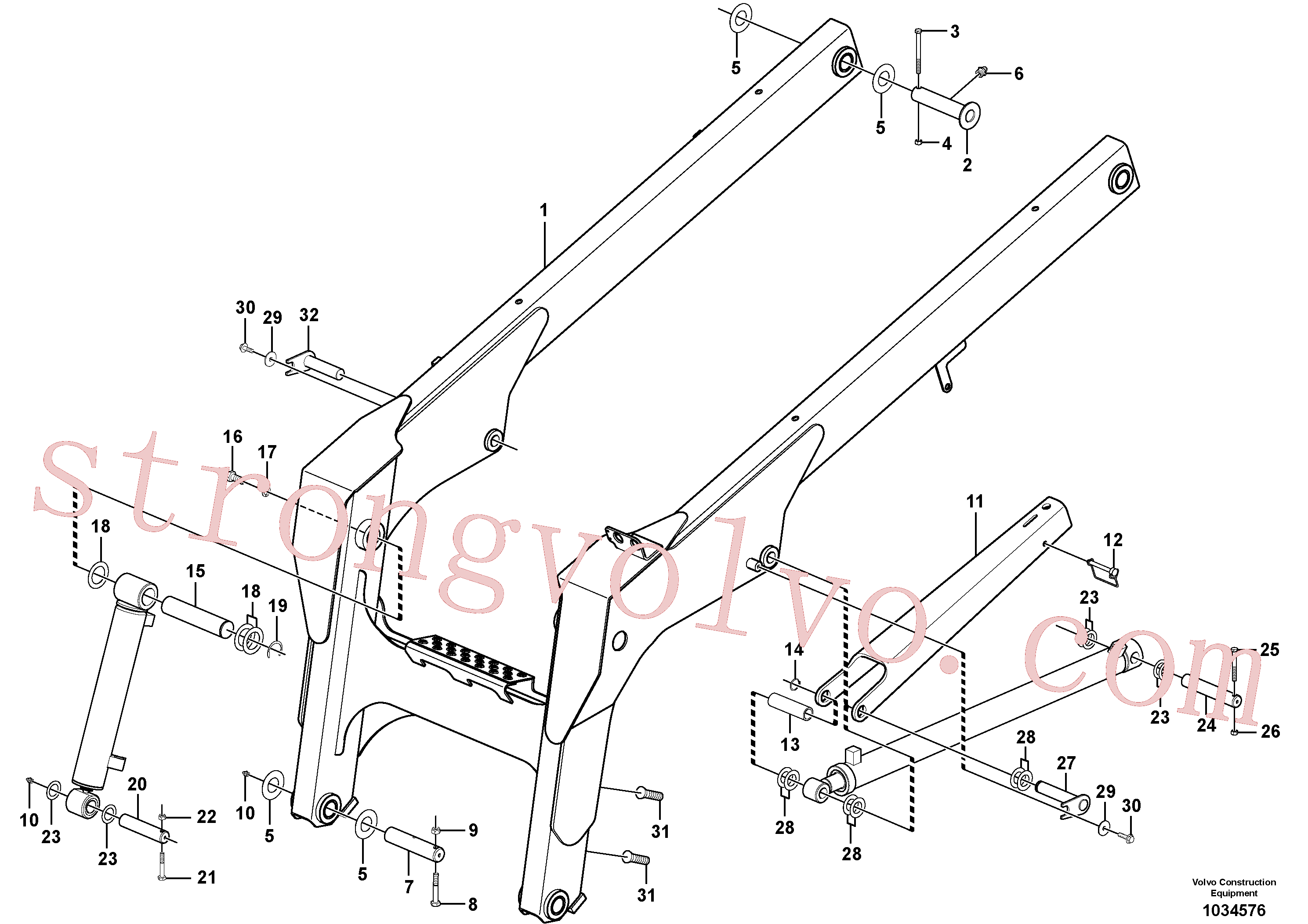 VOE981314 Volvo Unidade carregadora(1034576 Montagem)