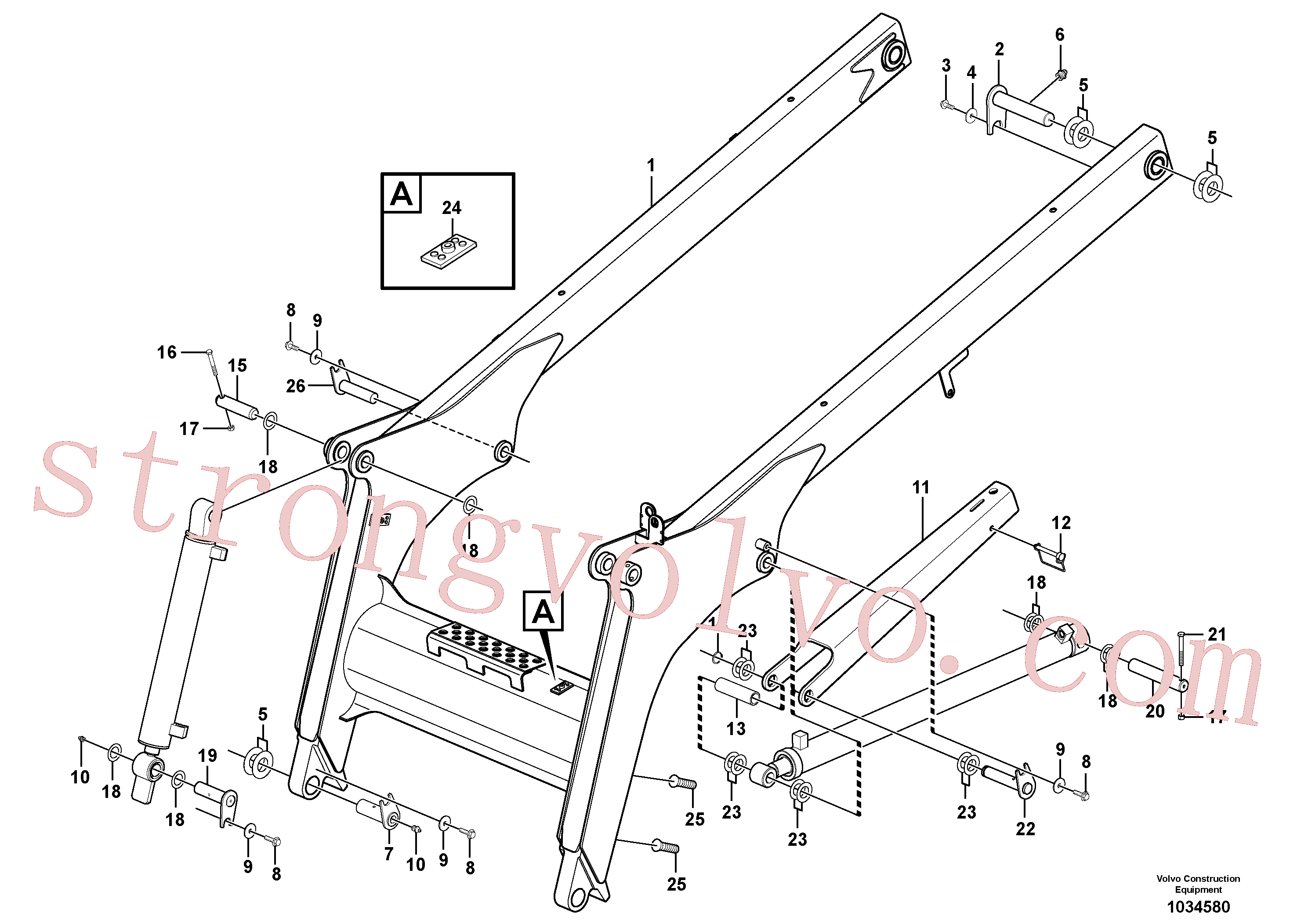 VOE955543 Volvo Unidade carregadora(1034580 Montagem)