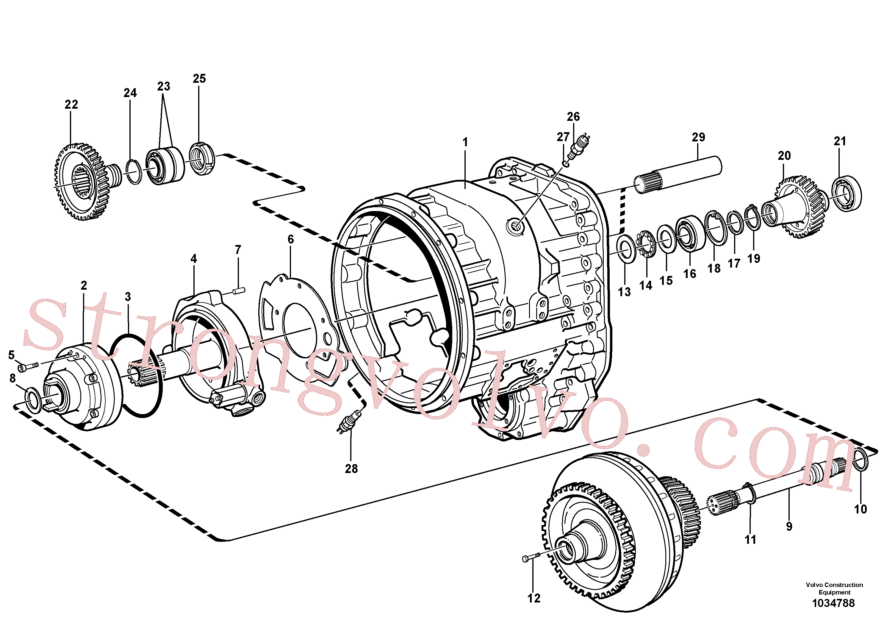 Volvo Acessórios para escavadeira VOE11039557 Sensor de indução Acessórios