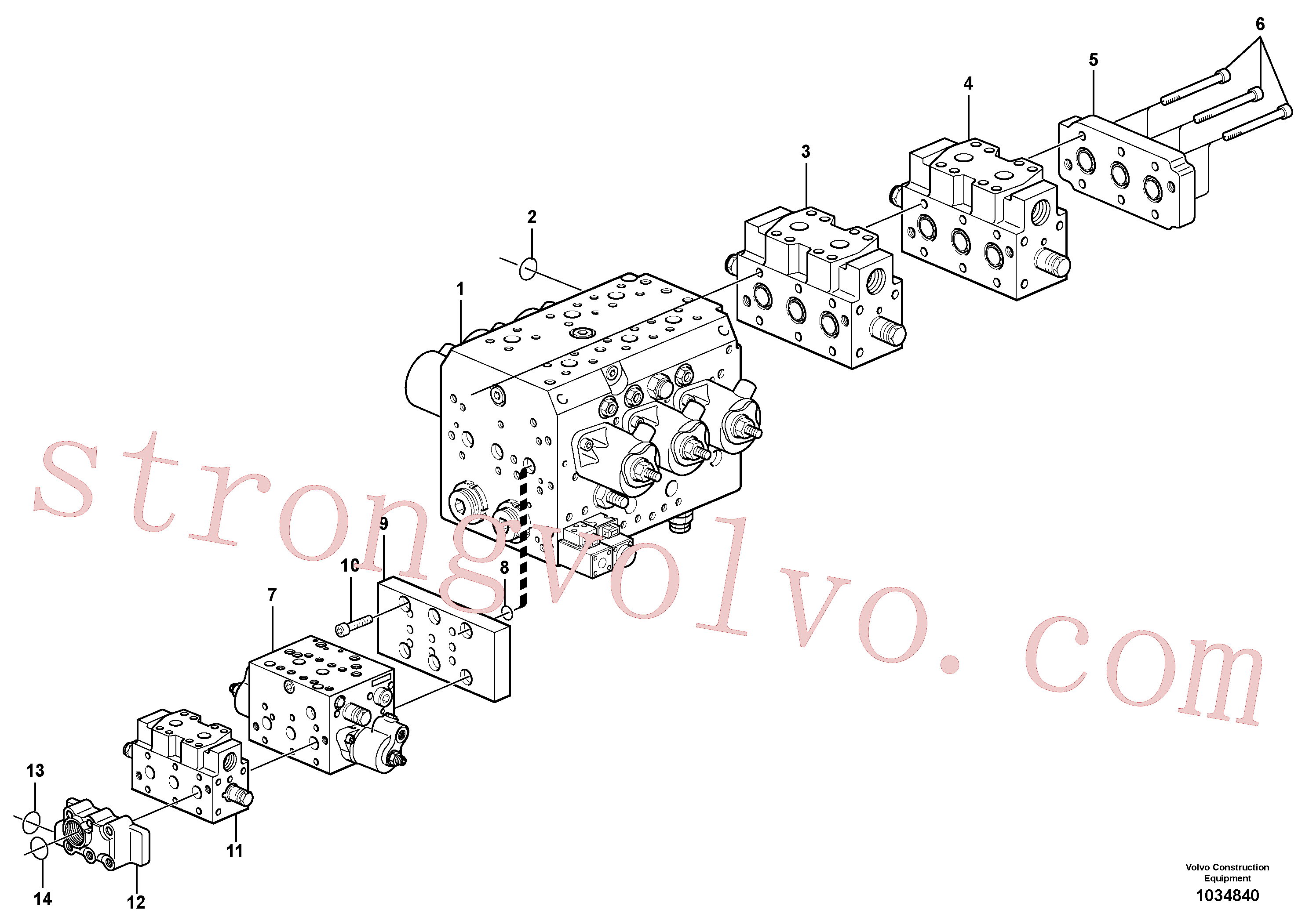 VOE11988704 Capô Volvo escavadeira