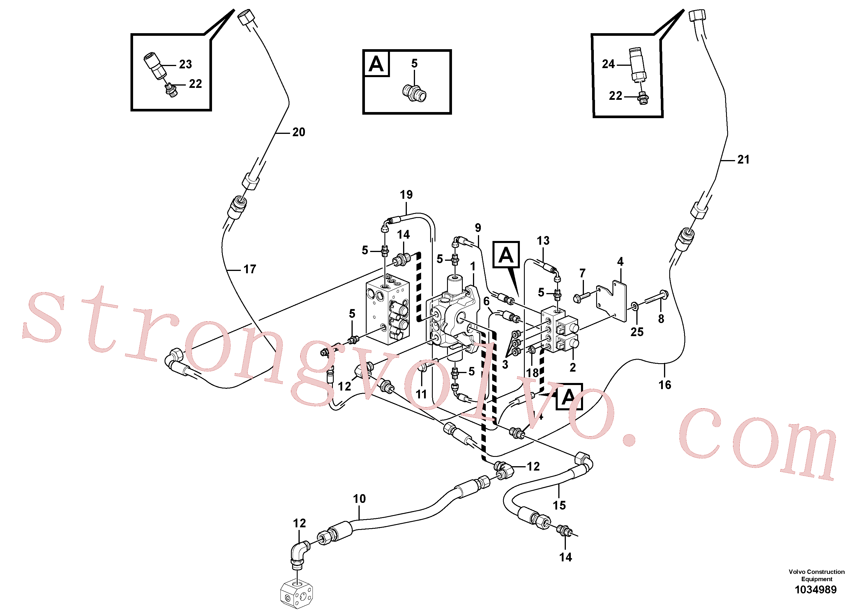VOE11713203 Volvo Equipamento hidráulico opcional(1034989 Montagem)
