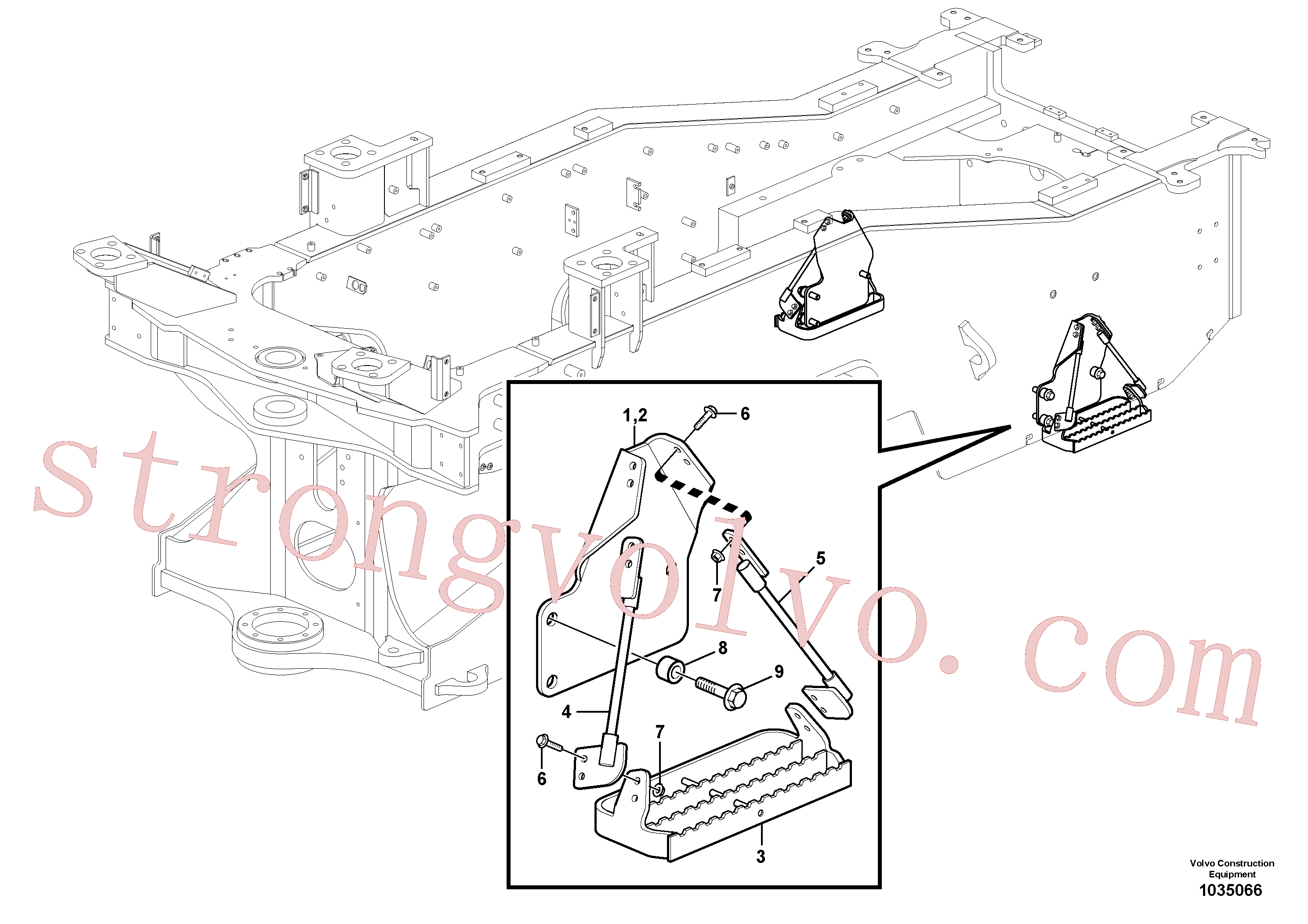 VOE11108672 Volvo Degrau(1035066 Montagem)