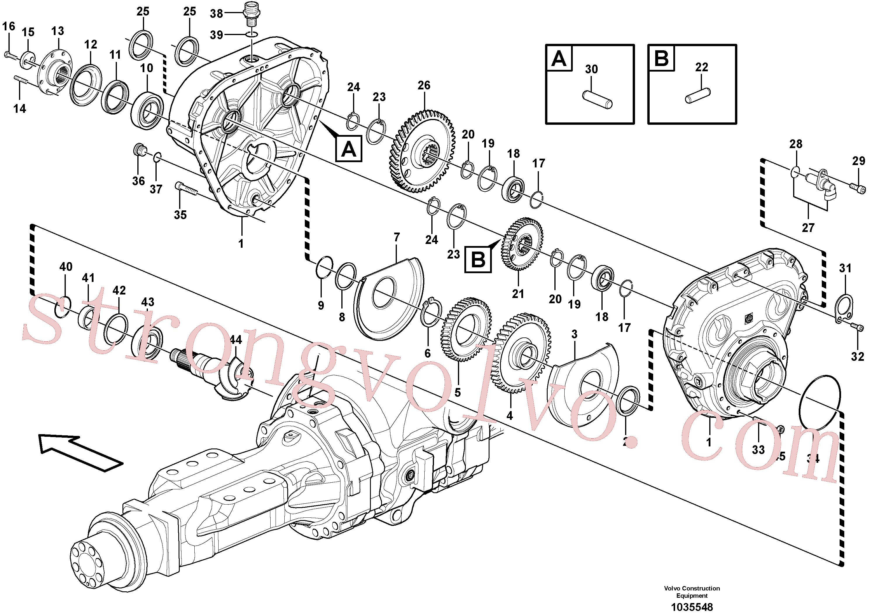China Made VOE11705221 Anel-o Volvo Acessórios para escavadeira