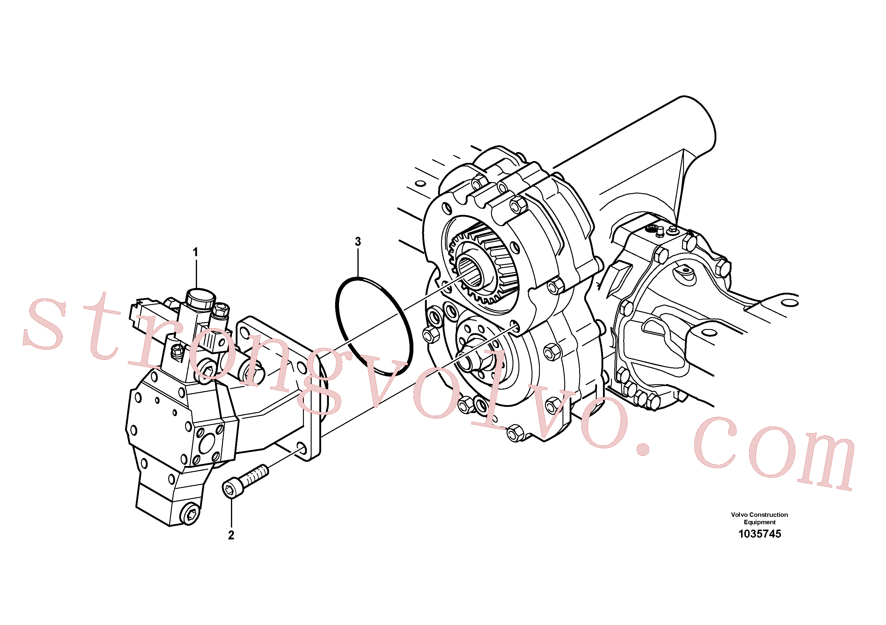 Volvo Acessórios para escavadeira VOE984229 Parafuso soquete sext Acessórios