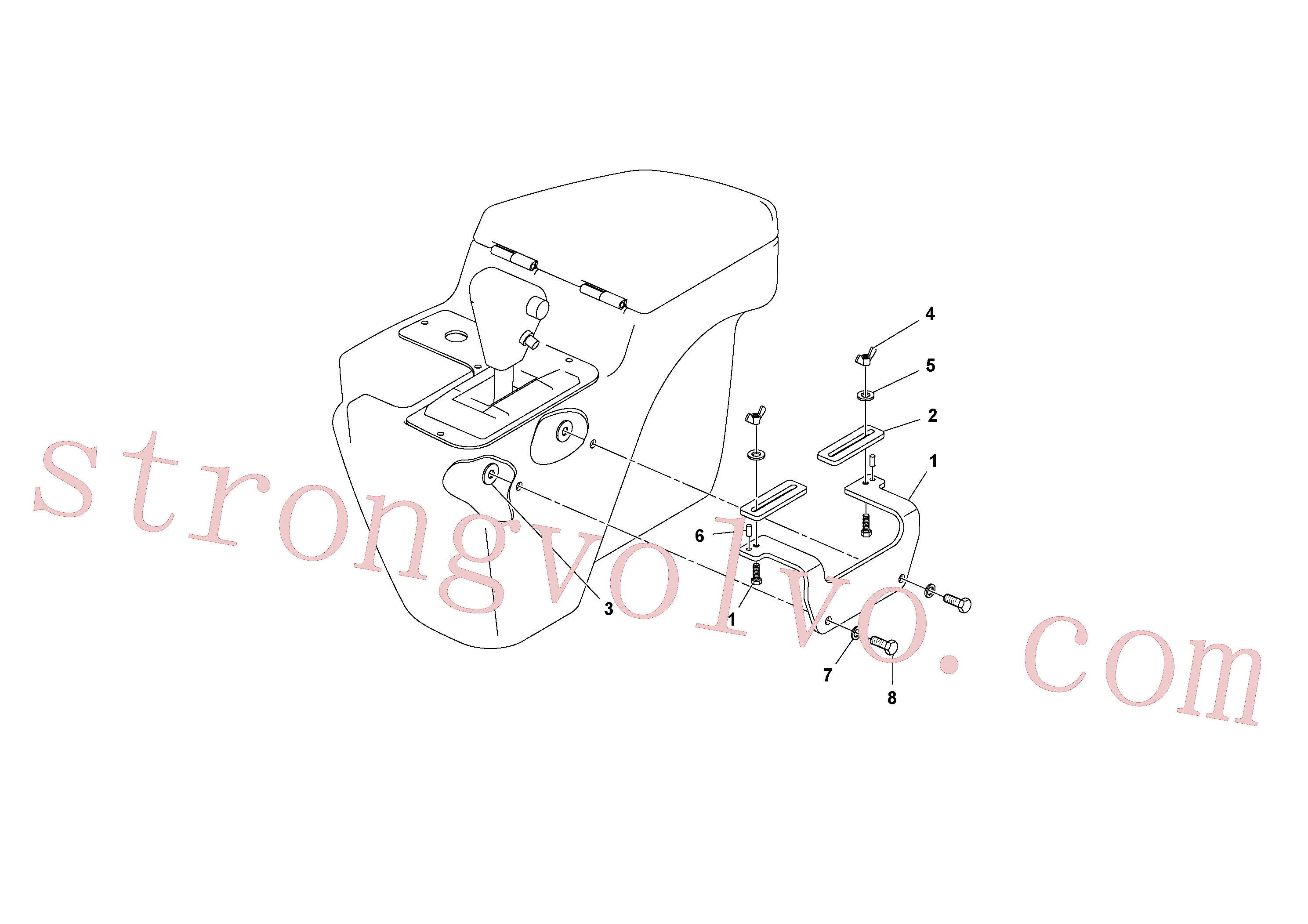 RM96720990 Volvo Instalação de limitador da velocidade(1035857 Montagem)