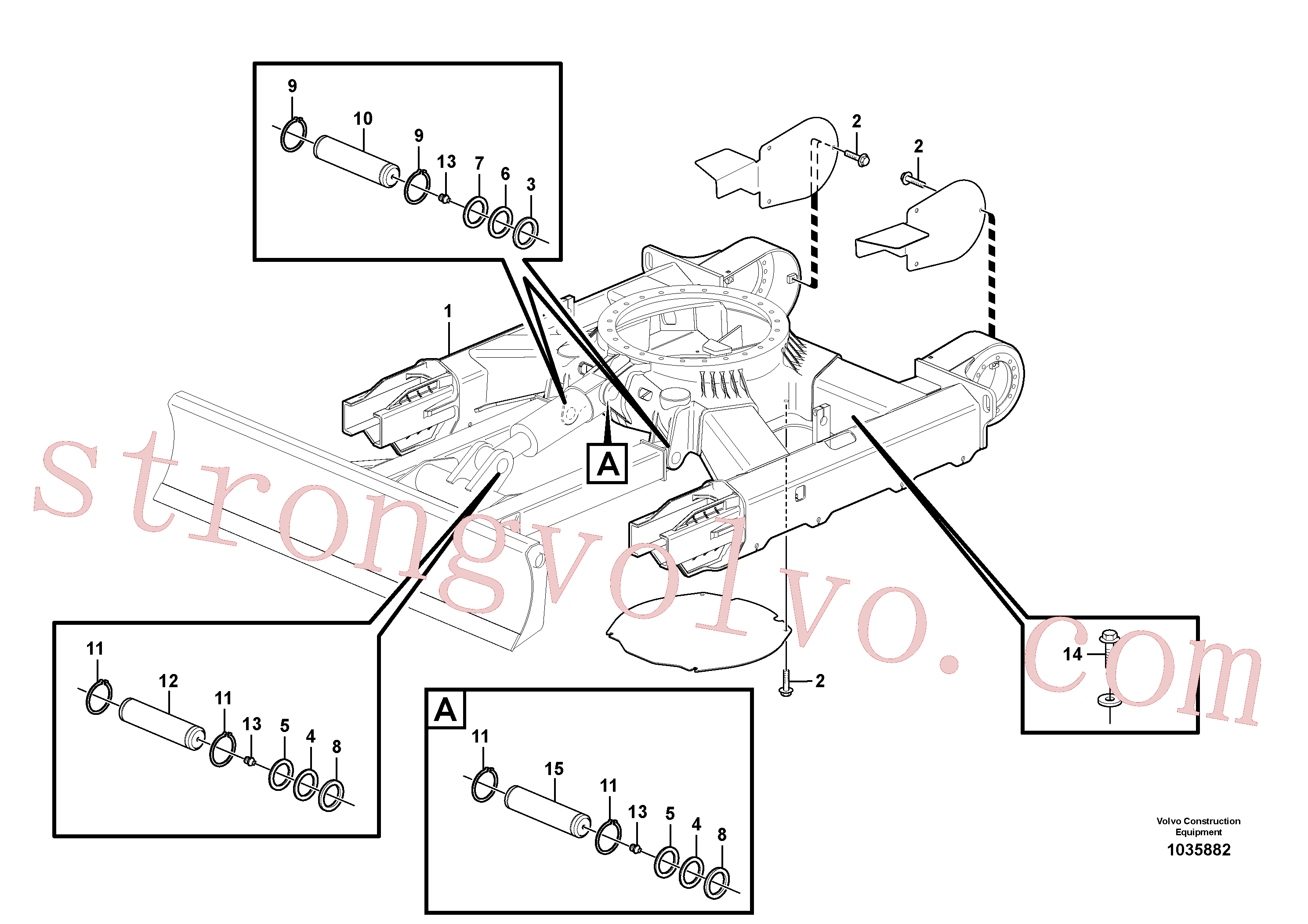 Volvo Montagem VOE11802529 Arruela Acessórios