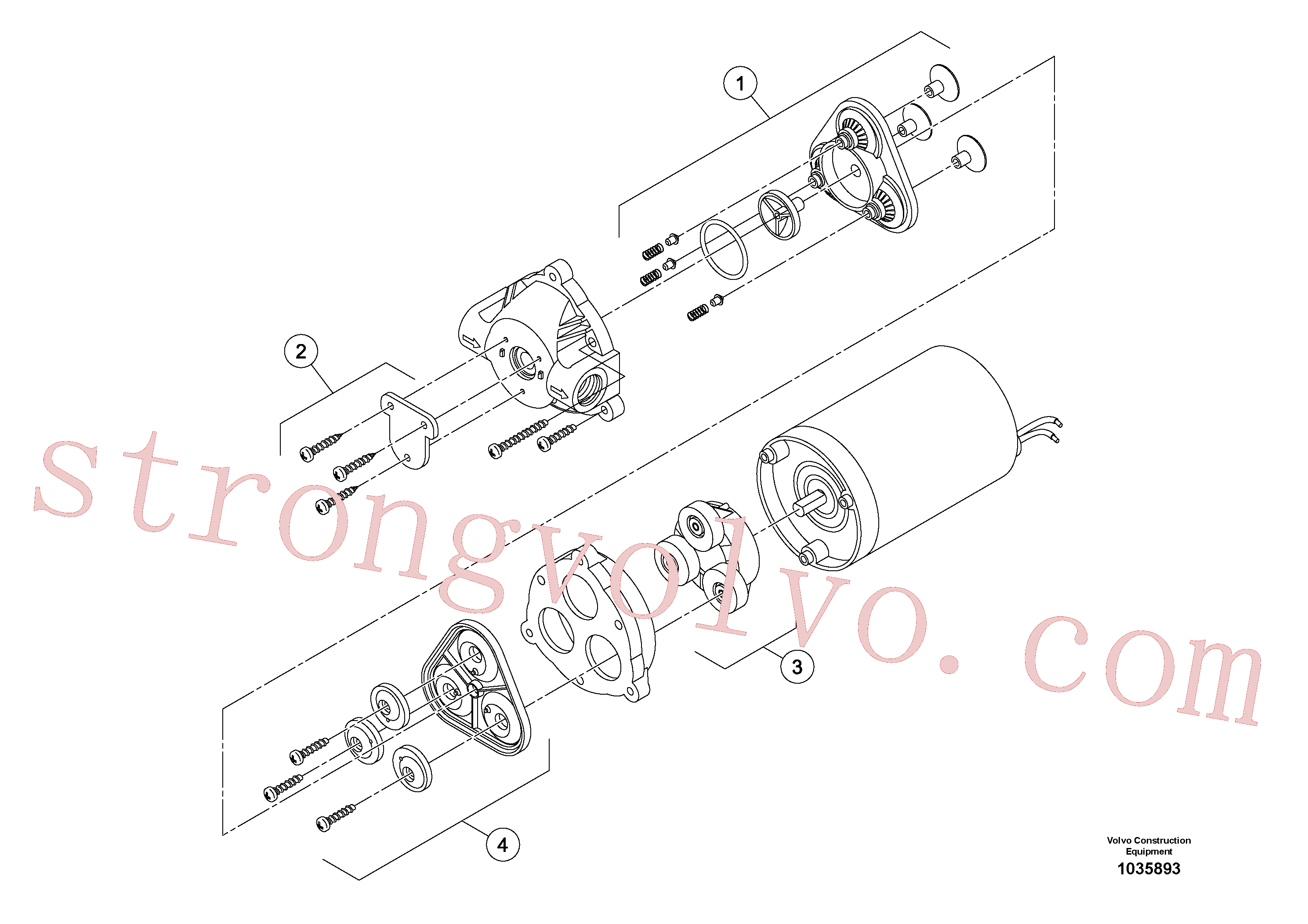 RM59123851 Volvo Bomba de água(1035893 Montagem)