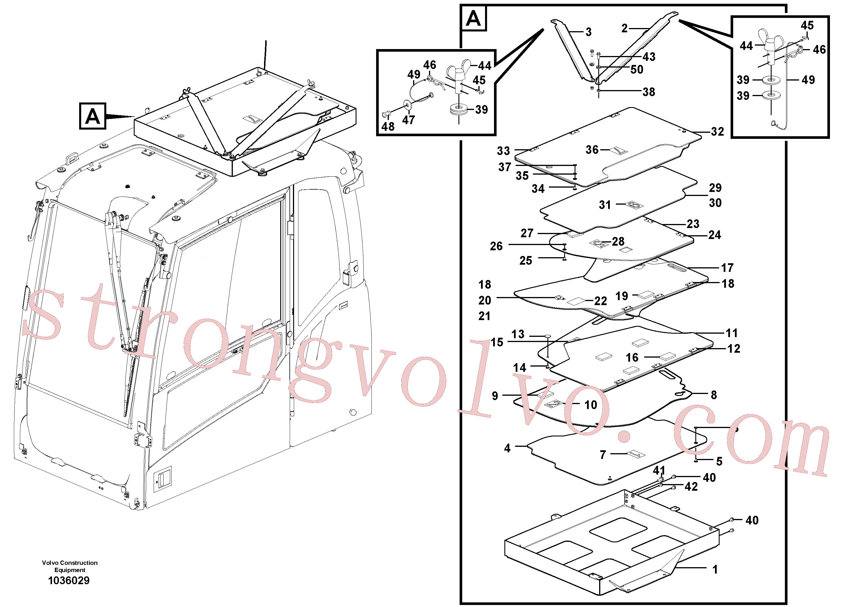 Volvo VOE15024334 Protecao Volvo Acessórios para escavadeira