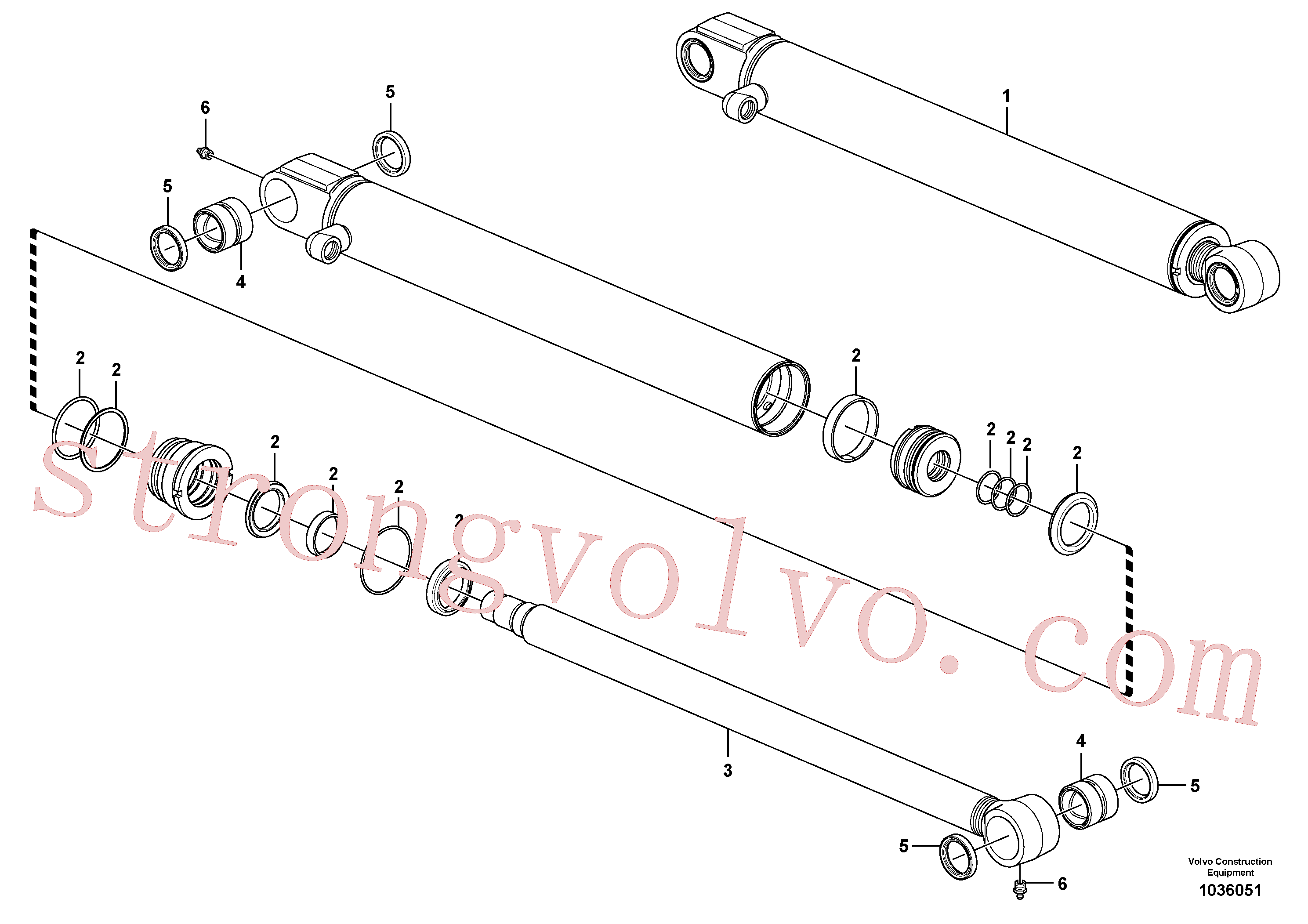 Volvo Acessórios para escavadeira VOE15020909 Biela Acessórios