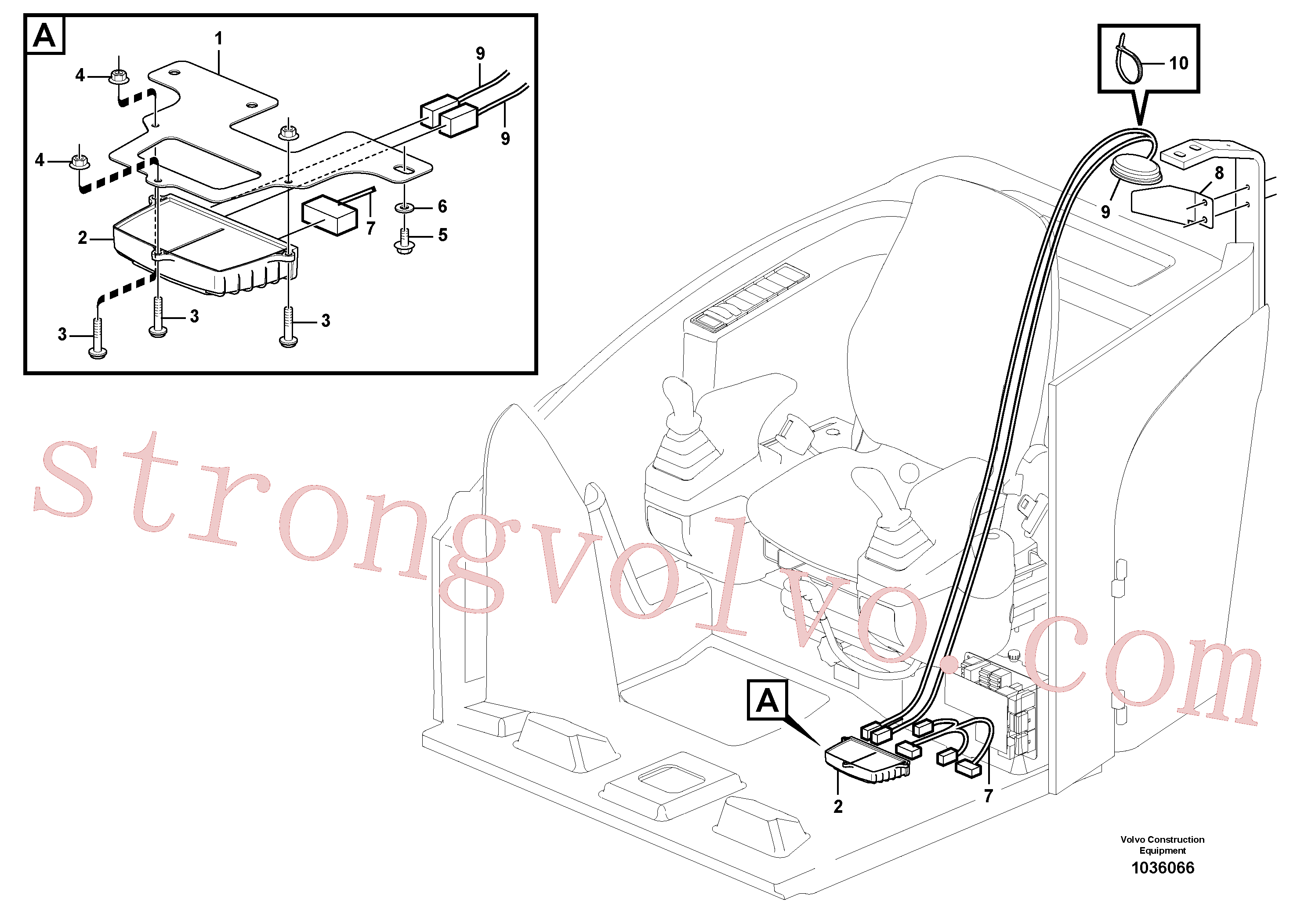 VOE947107 Volvo Sistema para comunicações comandados electronicamente sem-fios (telemática)(1036066 Montagem)