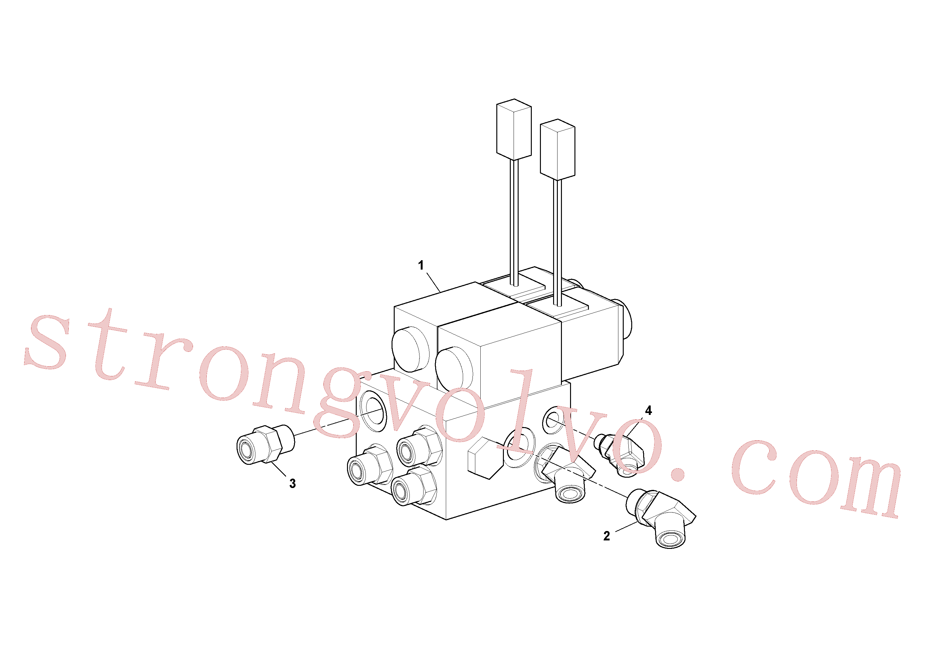 Volvo Montagem RM59922260 Adaptador Acessórios