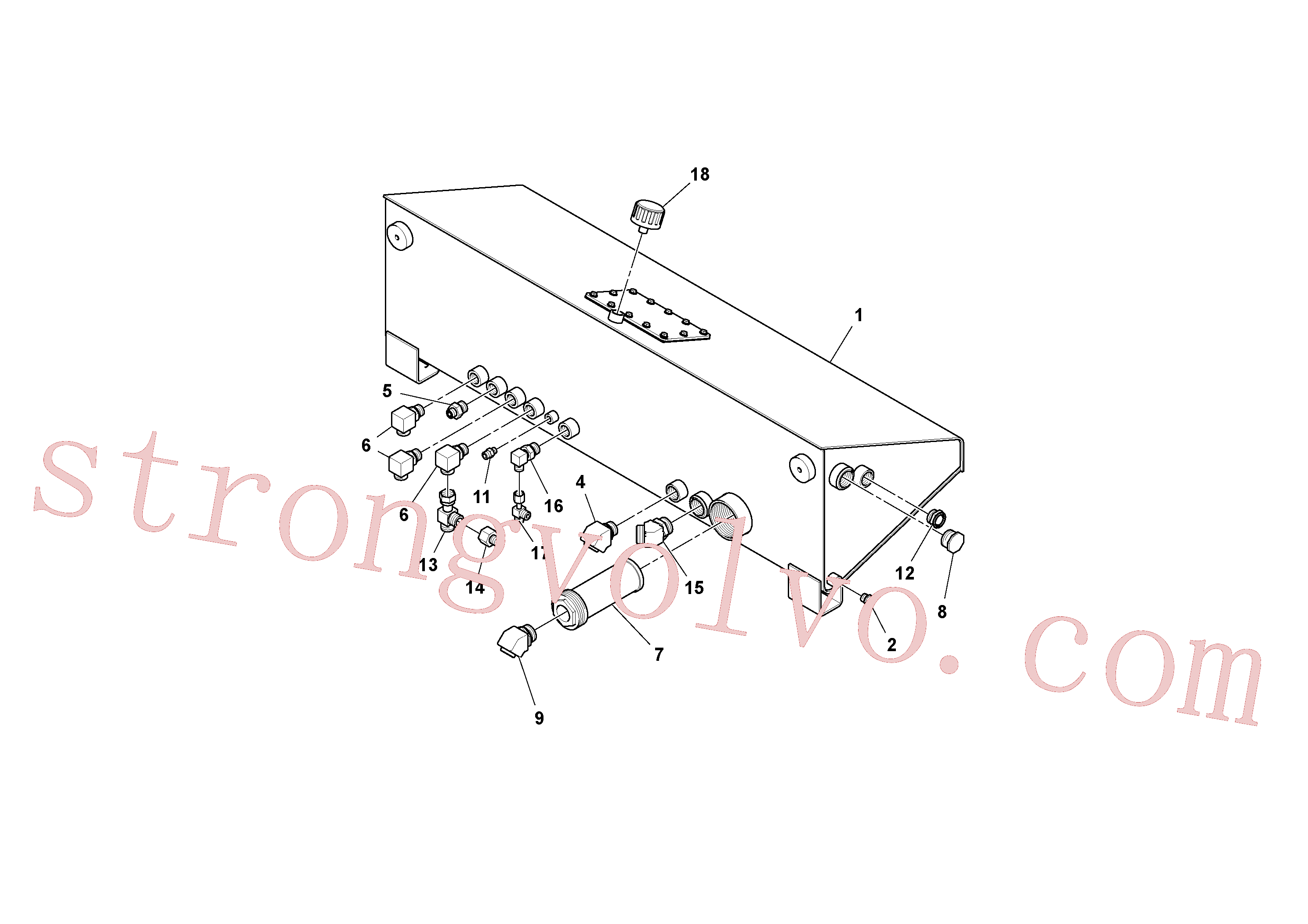 Volvo Montagem RM95357570 Adaptador Acessórios