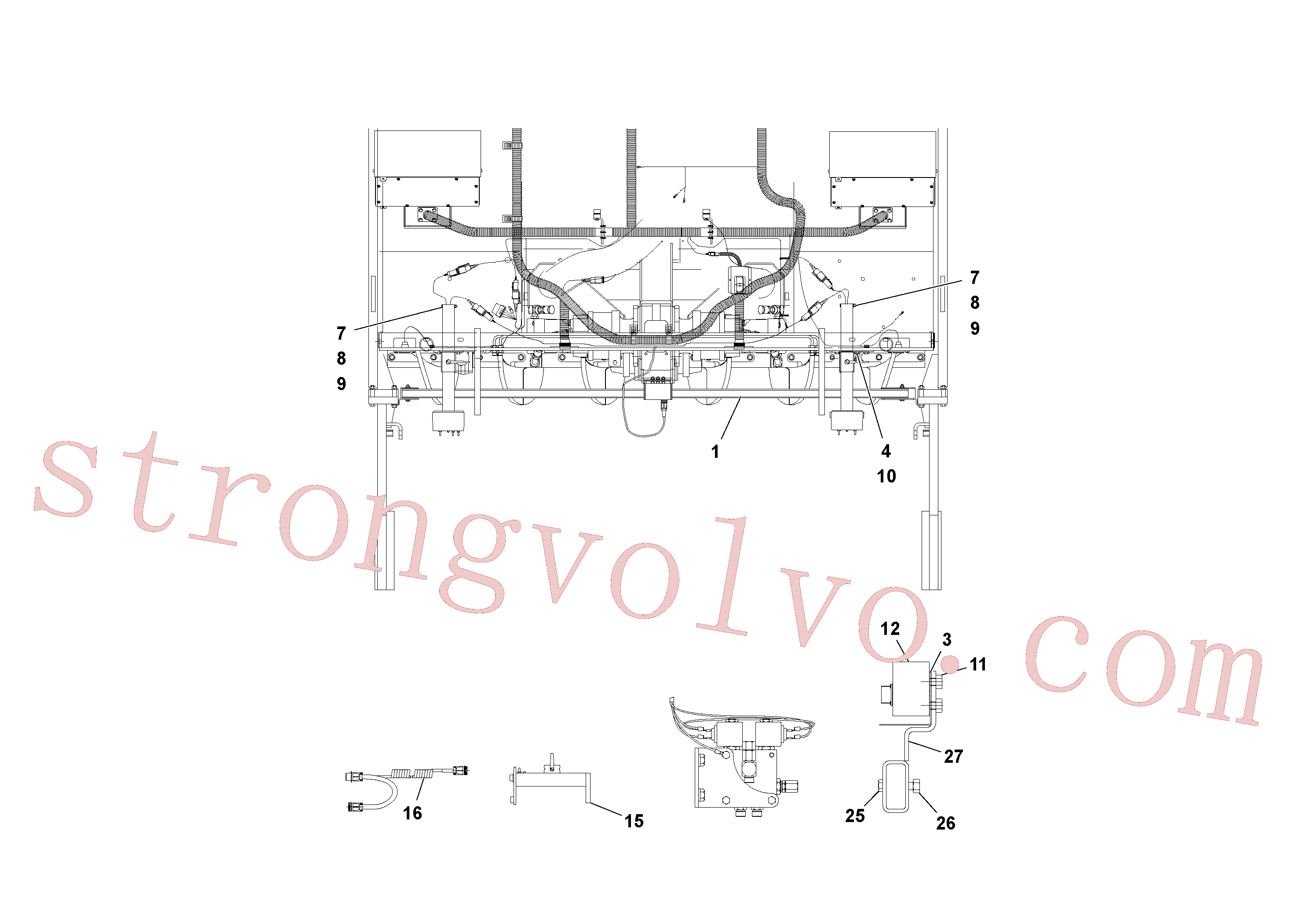 RM20253167 Sensor Volvo escavadeira