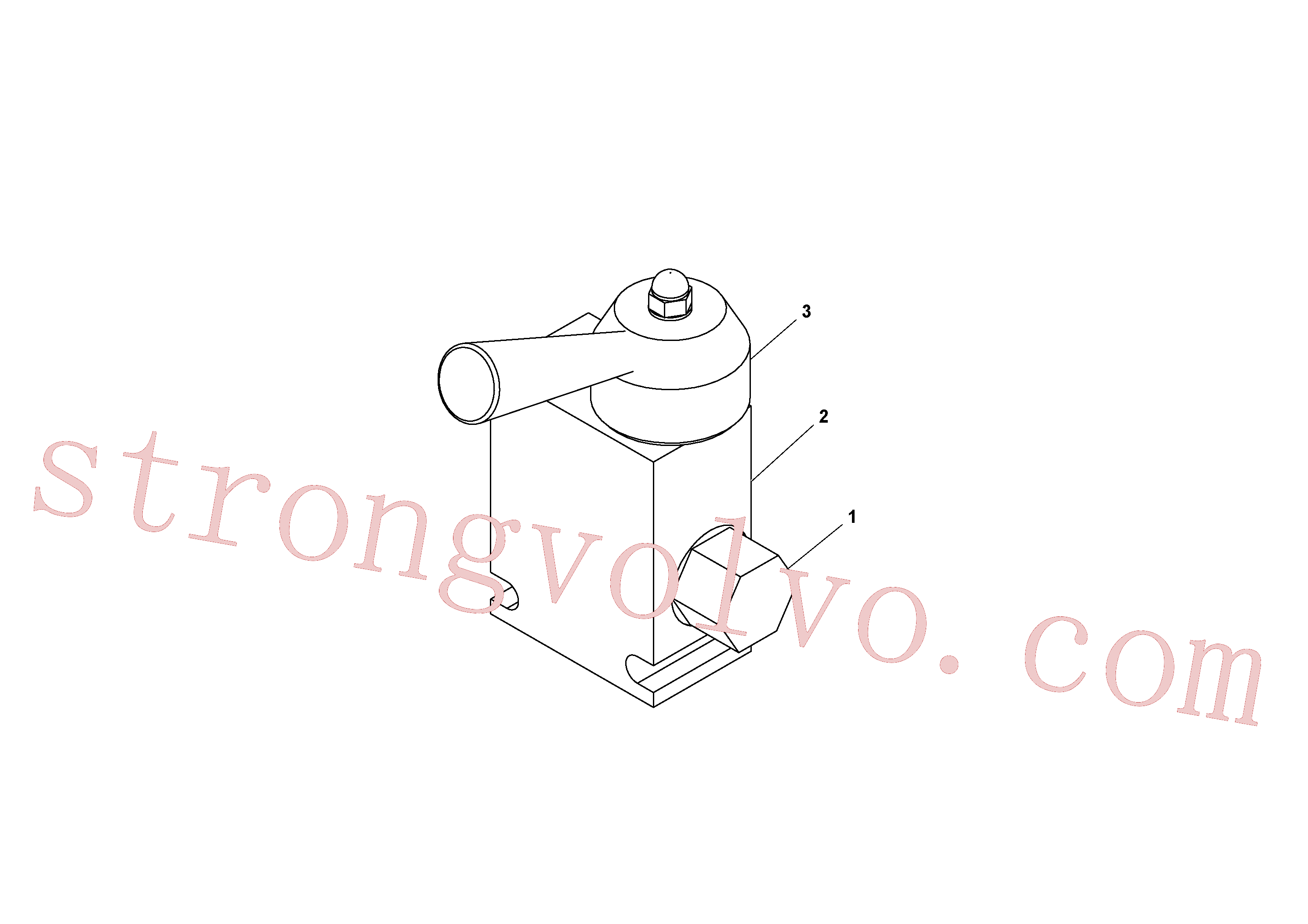 RM15496672 Válvula Volvo escavadeira