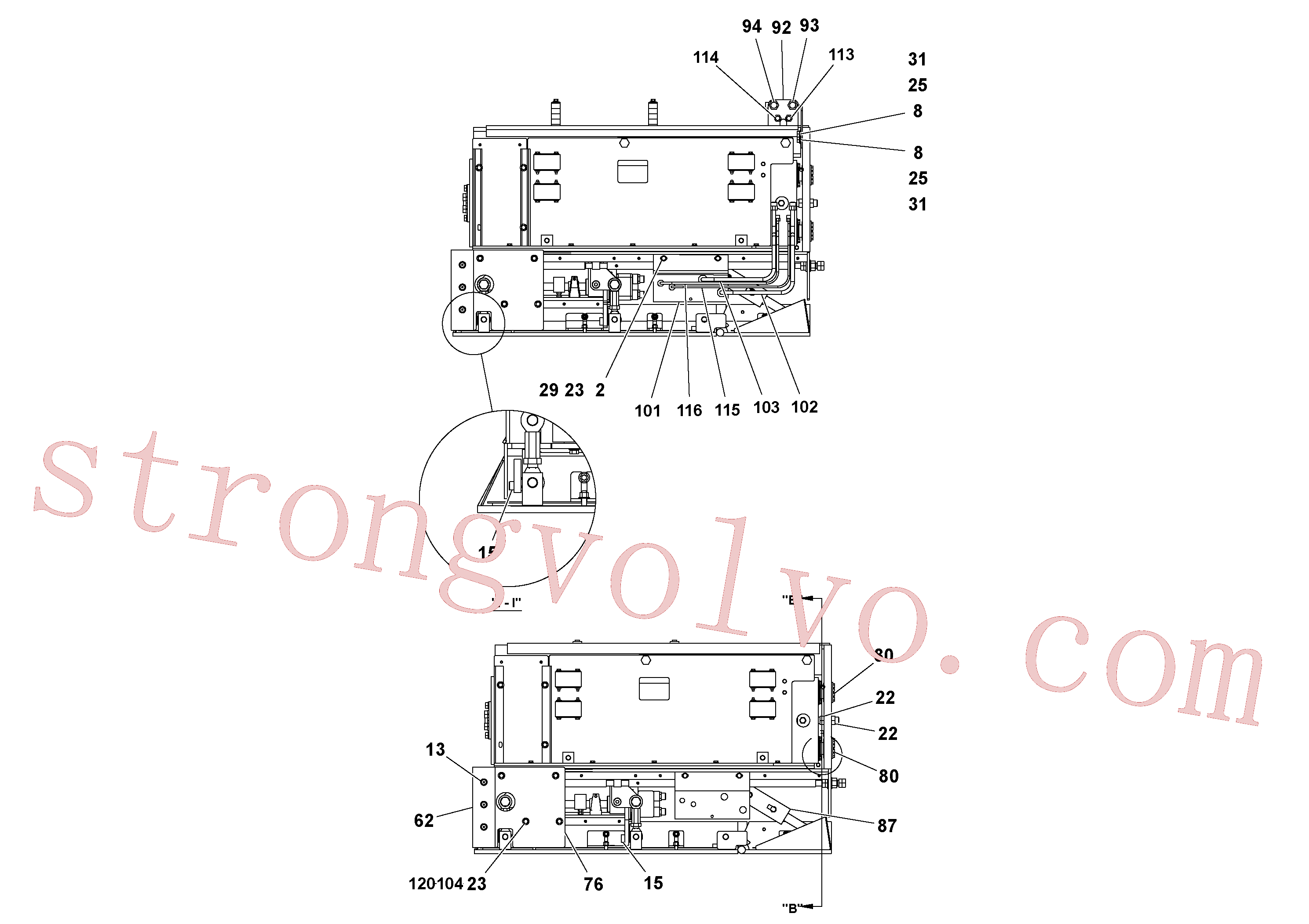 Volvo Montagem RM15558521 Suporte Acessórios