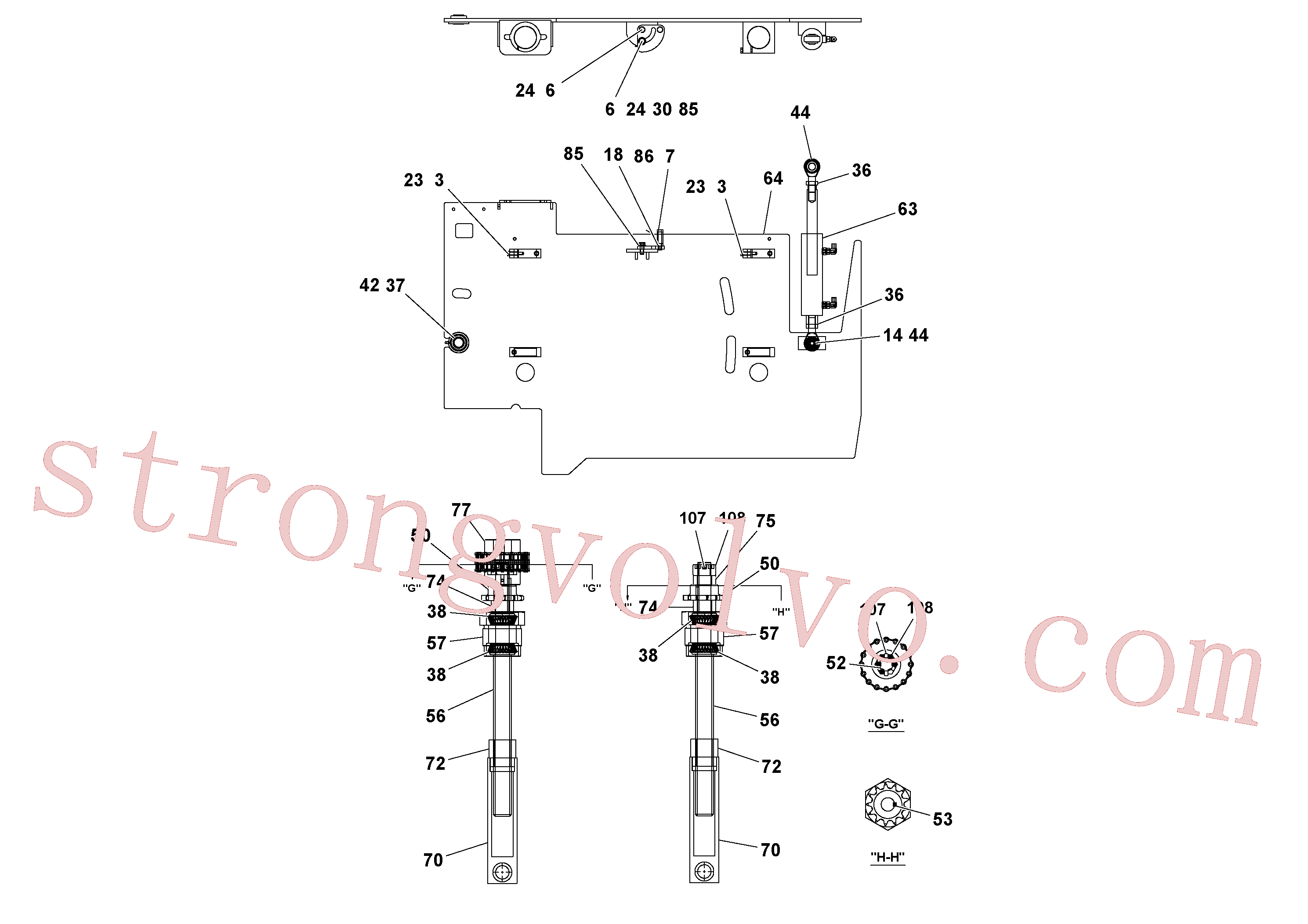 Volvo Montagem RM20326237 Parafuso de batente Acessórios
